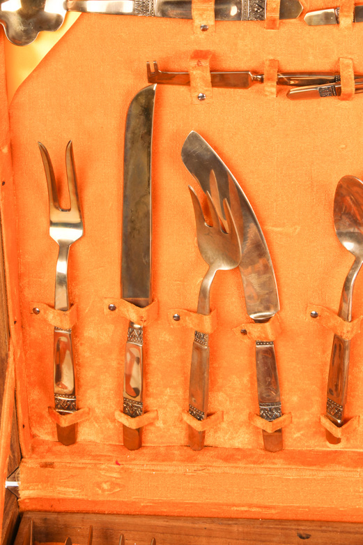 Mid-Century Flatware Set by Gold Field From Thailand