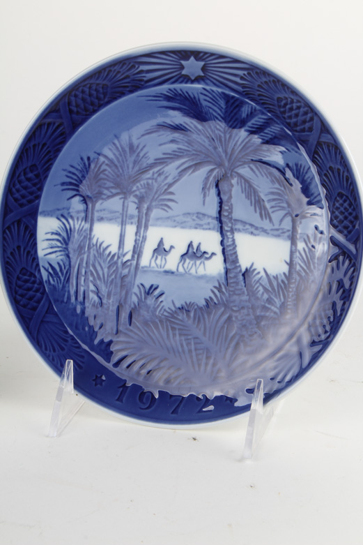 Two Royal Copenhagen China Plates