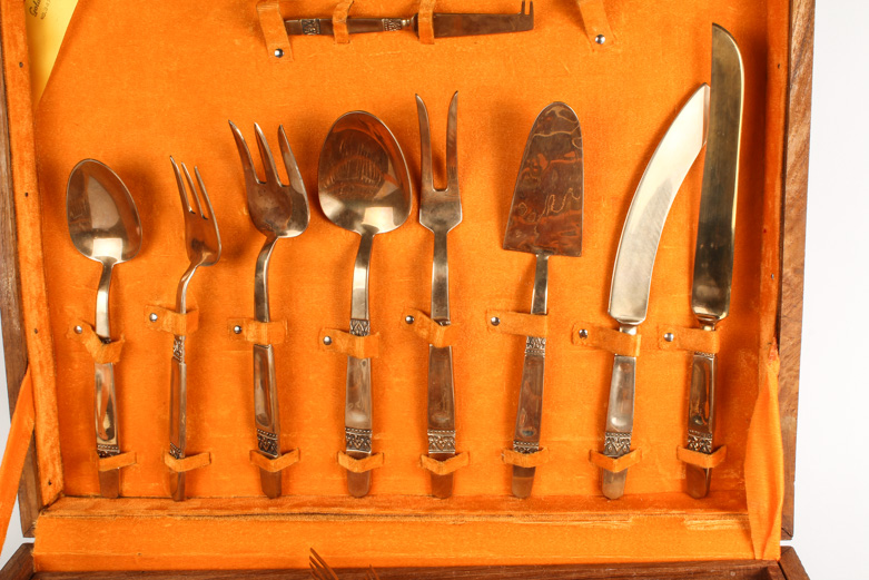 Vintage Mid-Century Flatware Set by Gold Field