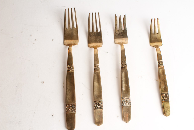 Vintage Mid-Century Flatware Set by Gold Field