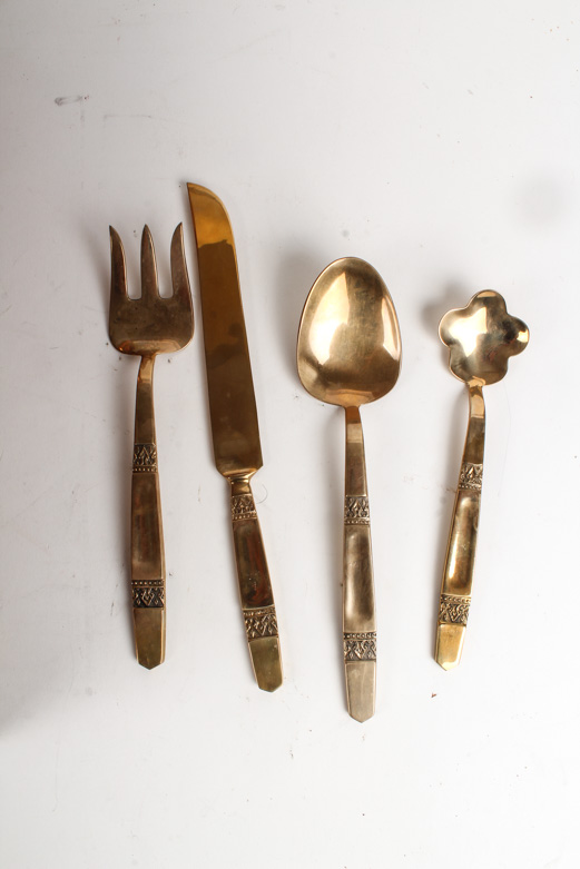 Vintage Mid-Century Flatware Set by Gold Field