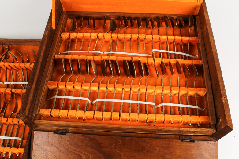 Vintage Mid-Century Flatware Set by Gold Field