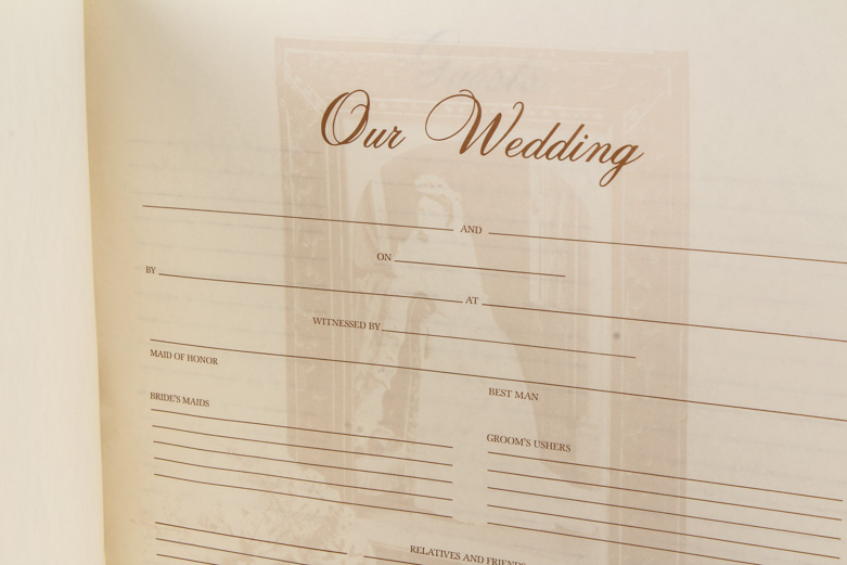 "Our Wedding" Photo Album and Guest Book