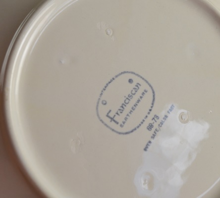 Franciscan Earthenware Serving Pieces