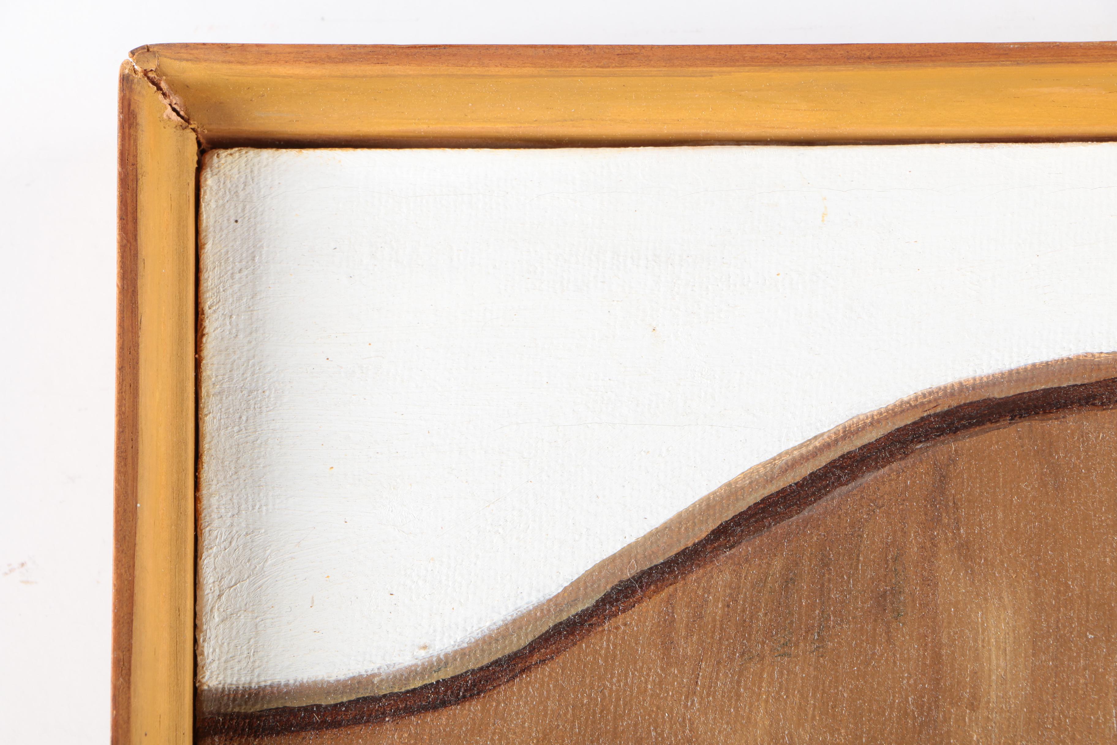 Mother Weme Caster Oil on Canvas "Alone - at Last"