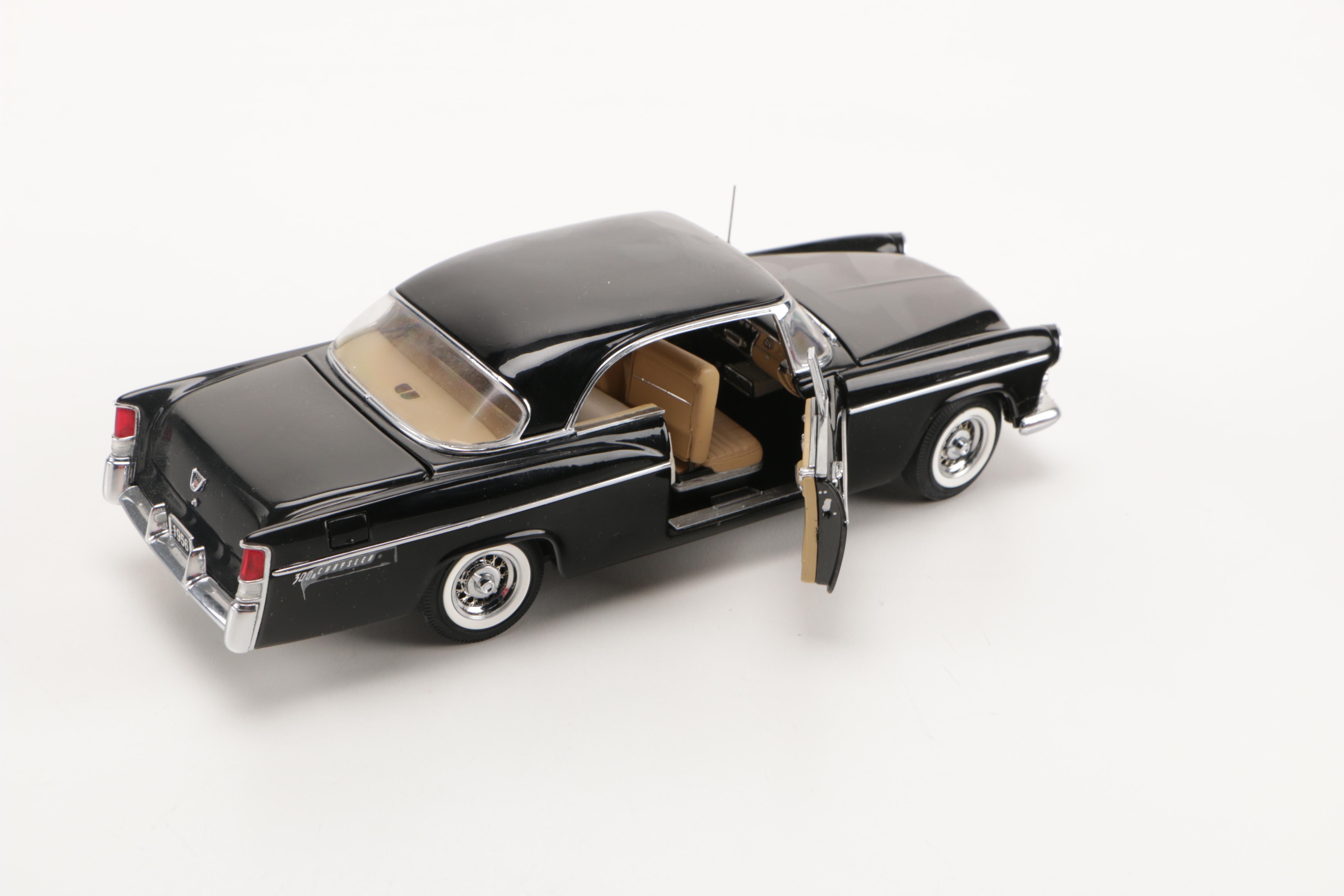 Danbury Mint 1958 Chrysler 300D and 1956 Chrysler 300B Die-Cast Replica Cars