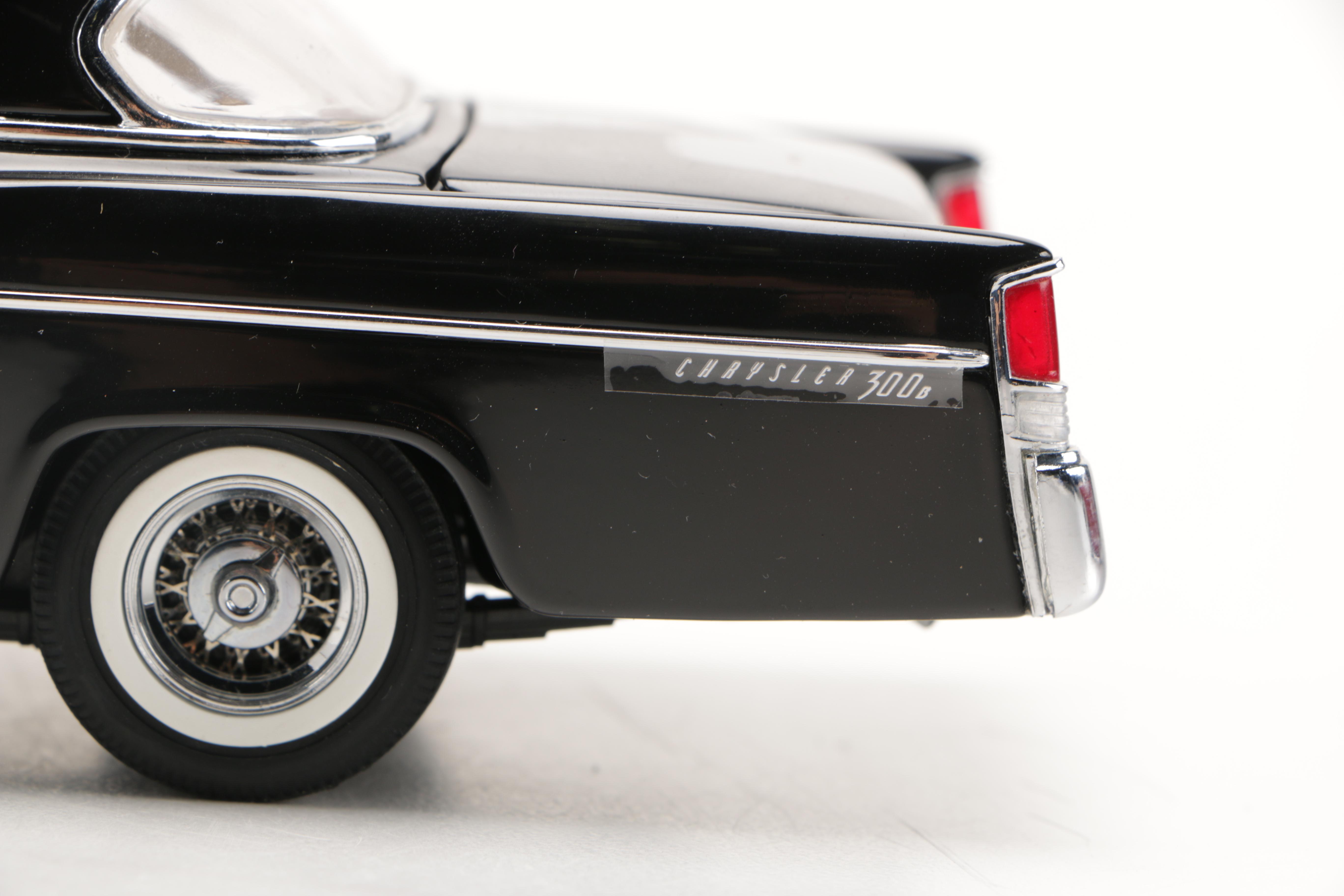 Danbury Mint 1958 Chrysler 300D and 1956 Chrysler 300B Die-Cast Replica Cars