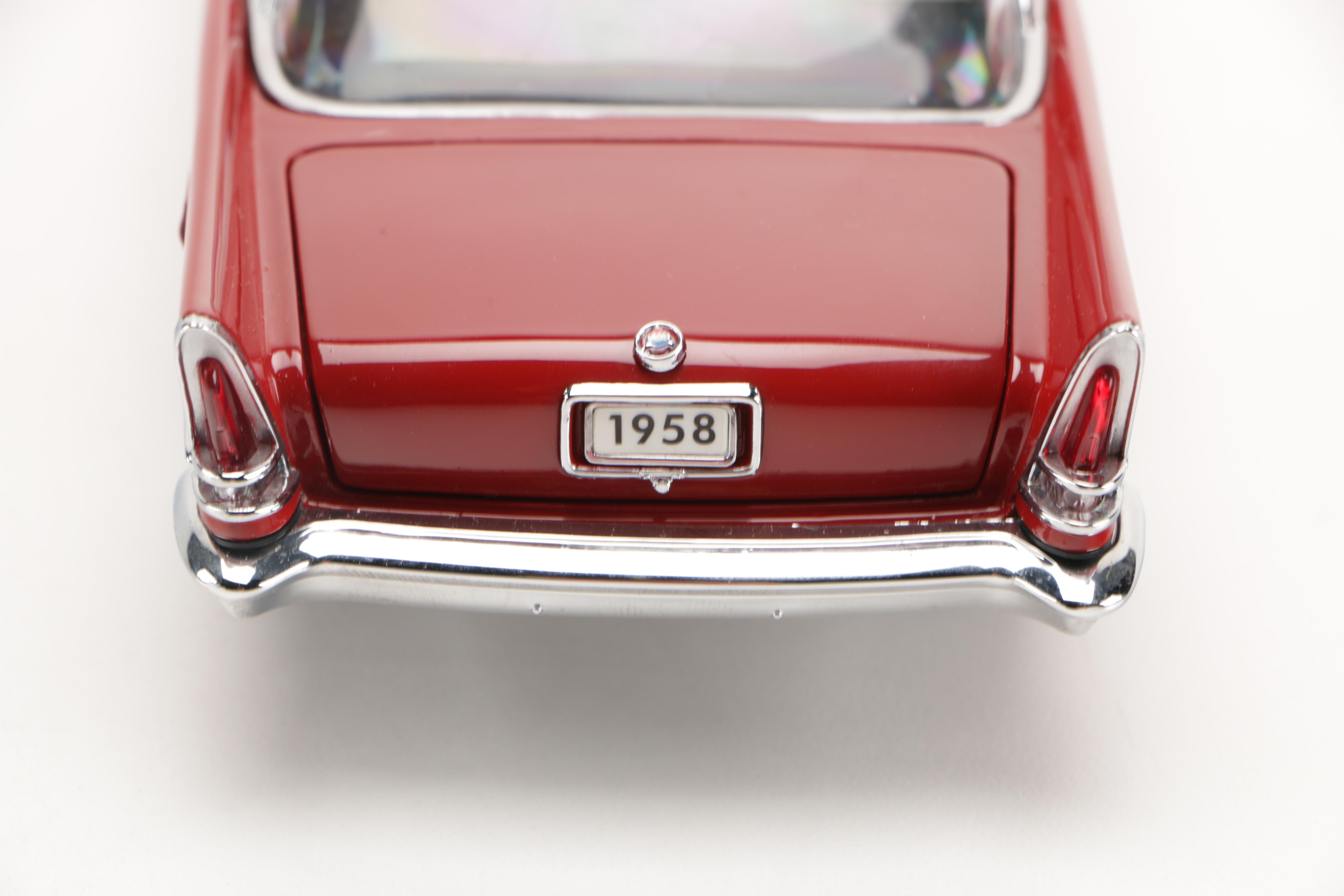 Danbury Mint 1958 Chrysler 300D and 1956 Chrysler 300B Die-Cast Replica Cars