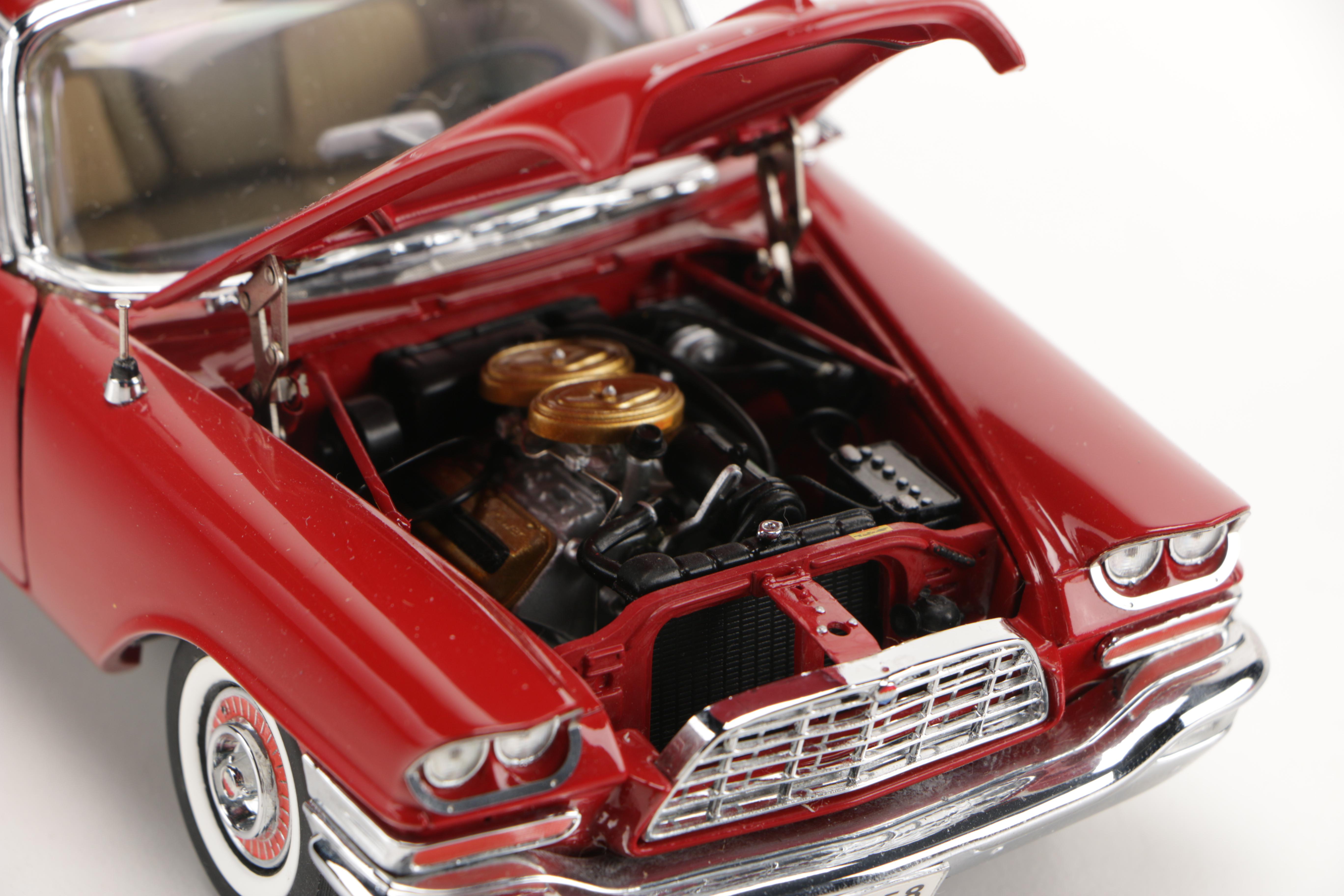 Danbury Mint 1958 Chrysler 300D and 1956 Chrysler 300B Die-Cast Replica Cars