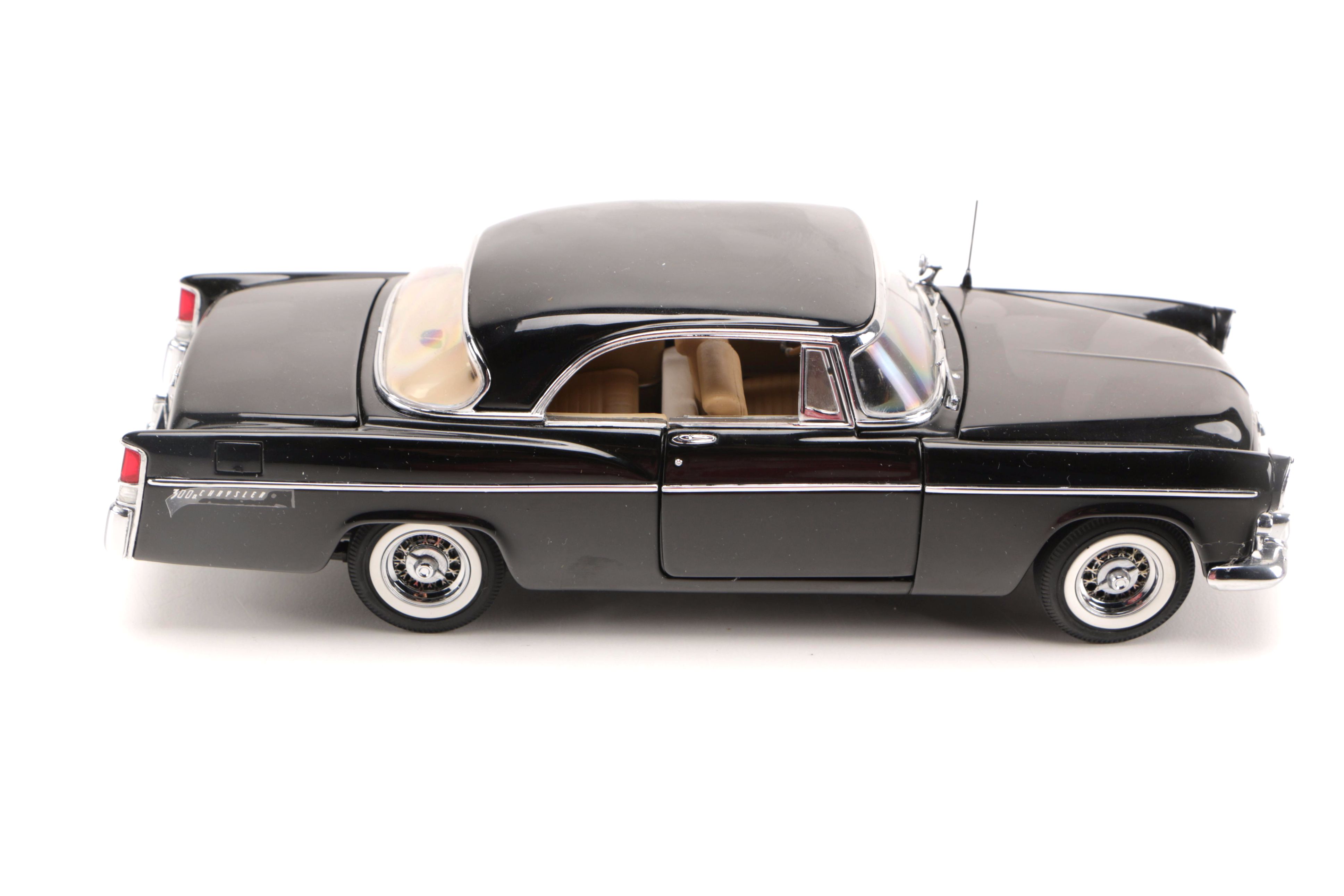 Danbury Mint 1958 Chrysler 300D and 1956 Chrysler 300B Die-Cast Replica Cars