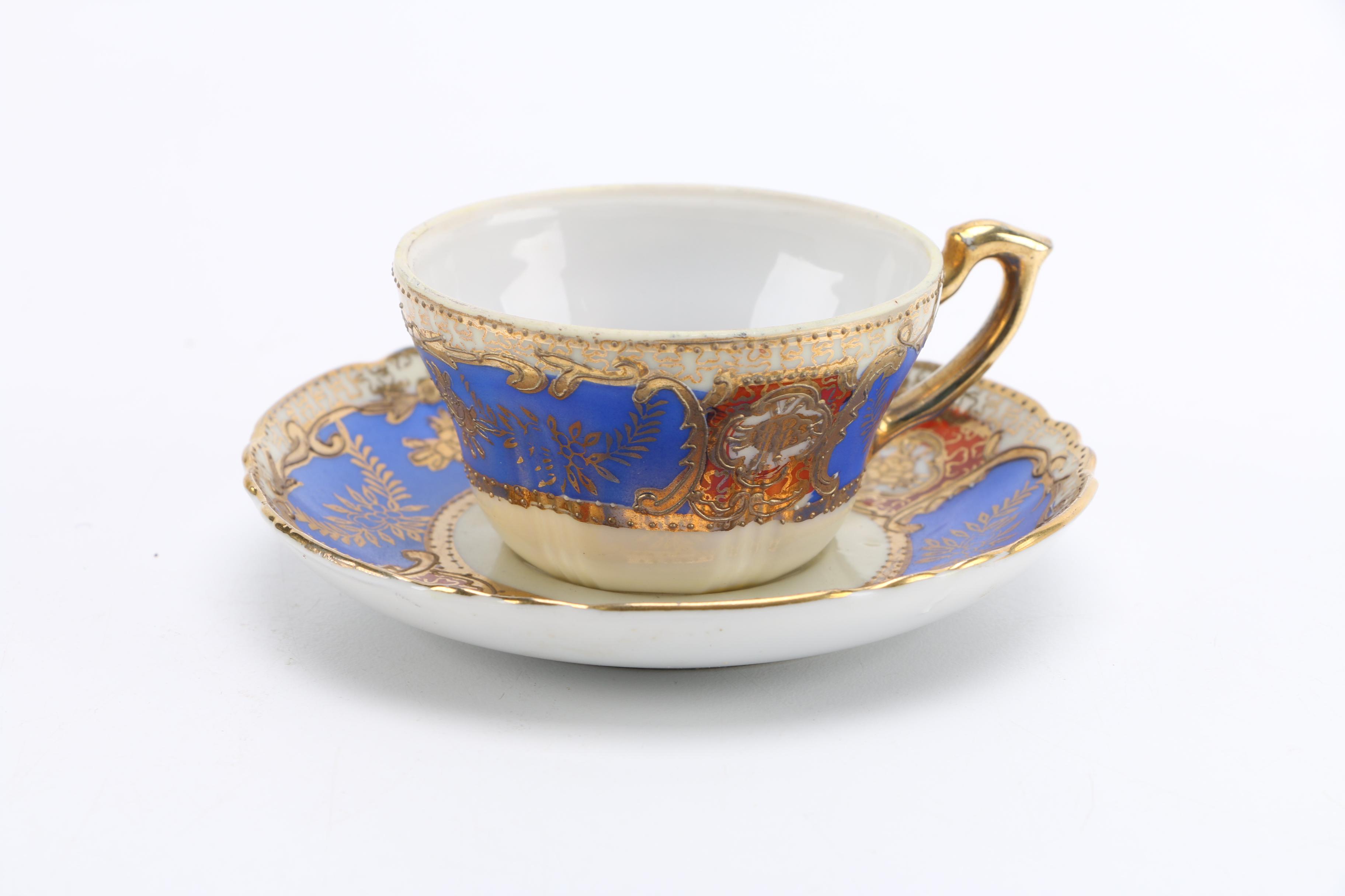 Assorted Teacups and Saucers From Bavaria