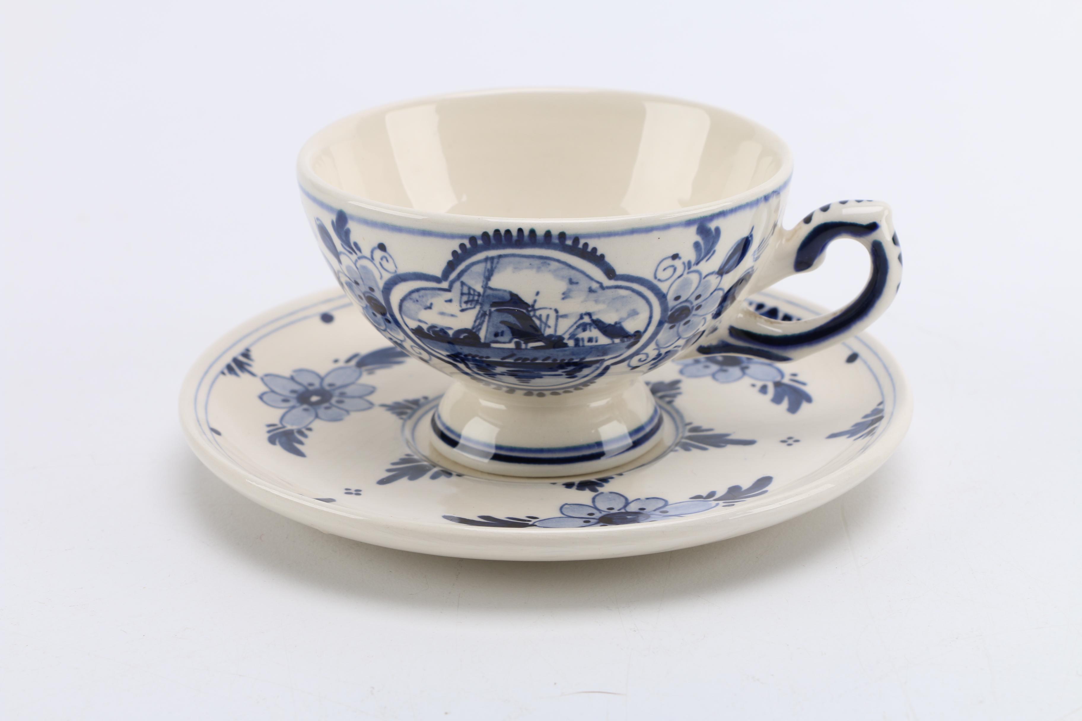 Assorted Teacups and Saucers From Bavaria