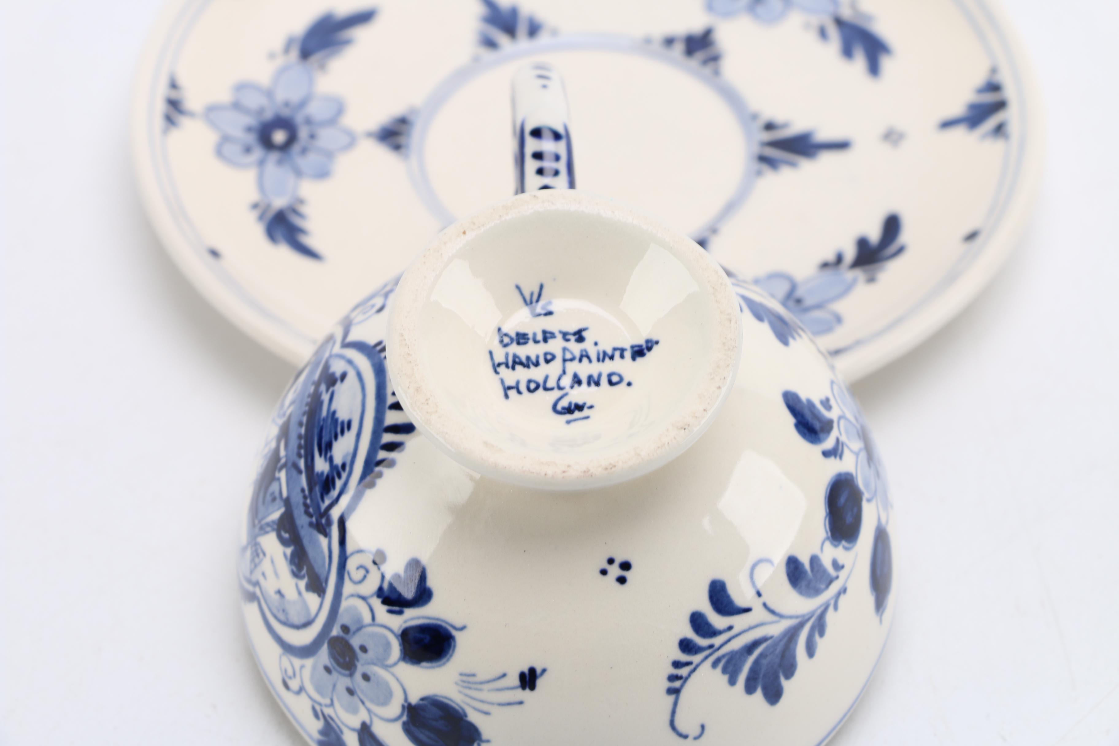 Assorted Teacups and Saucers From Bavaria