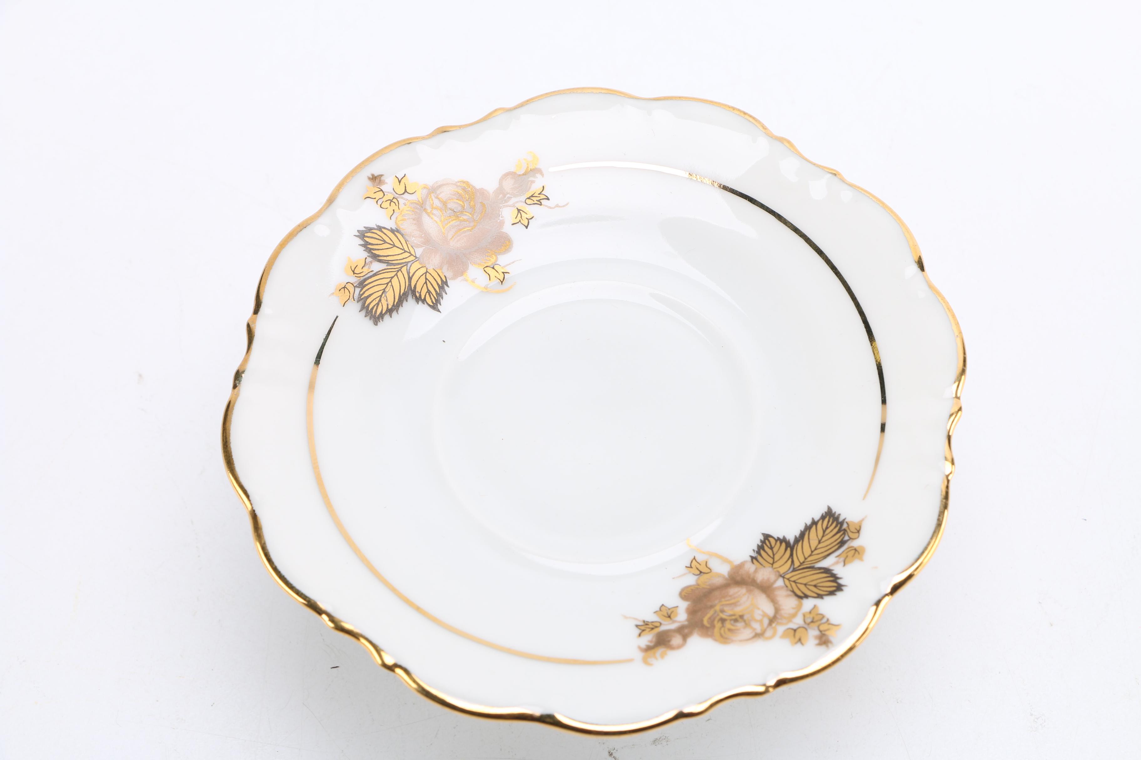 Assorted Teacups and Saucers From Bavaria