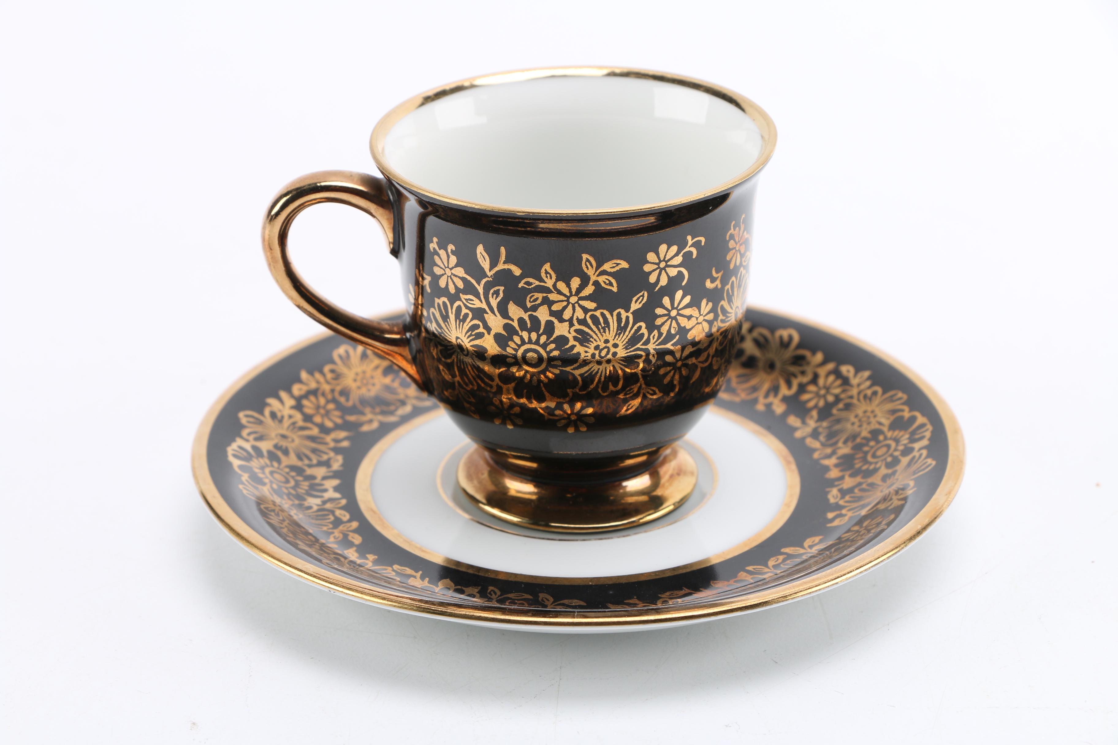 Assorted Teacups and Saucers From Bavaria