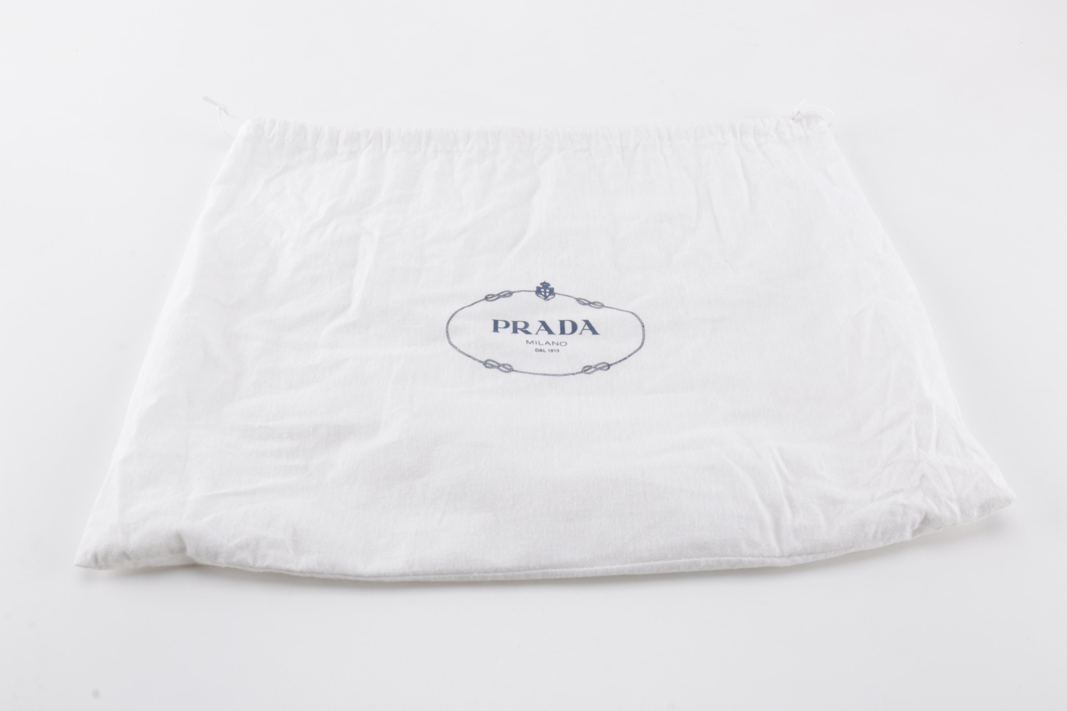 Prada Black Nylon and Leather Bag