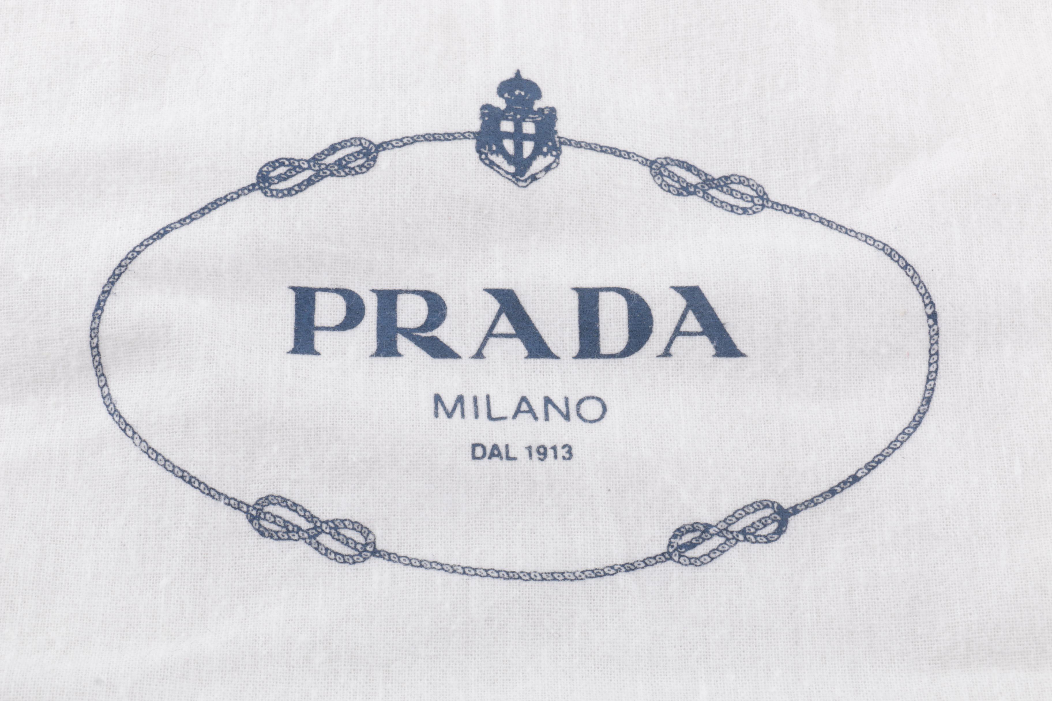 Prada Black Nylon and Leather Bag