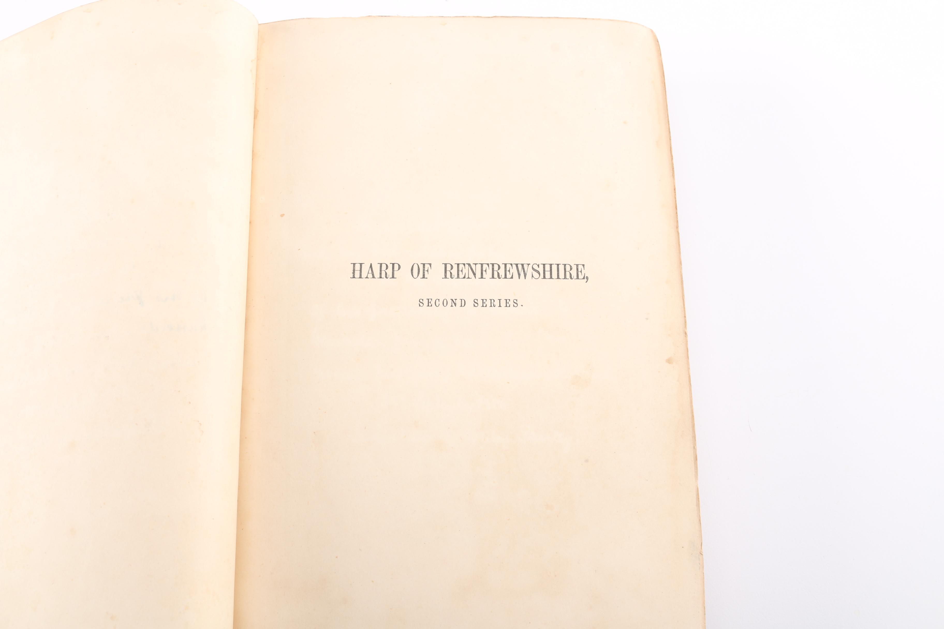 Set of "Harp of Renfrewshire" Books