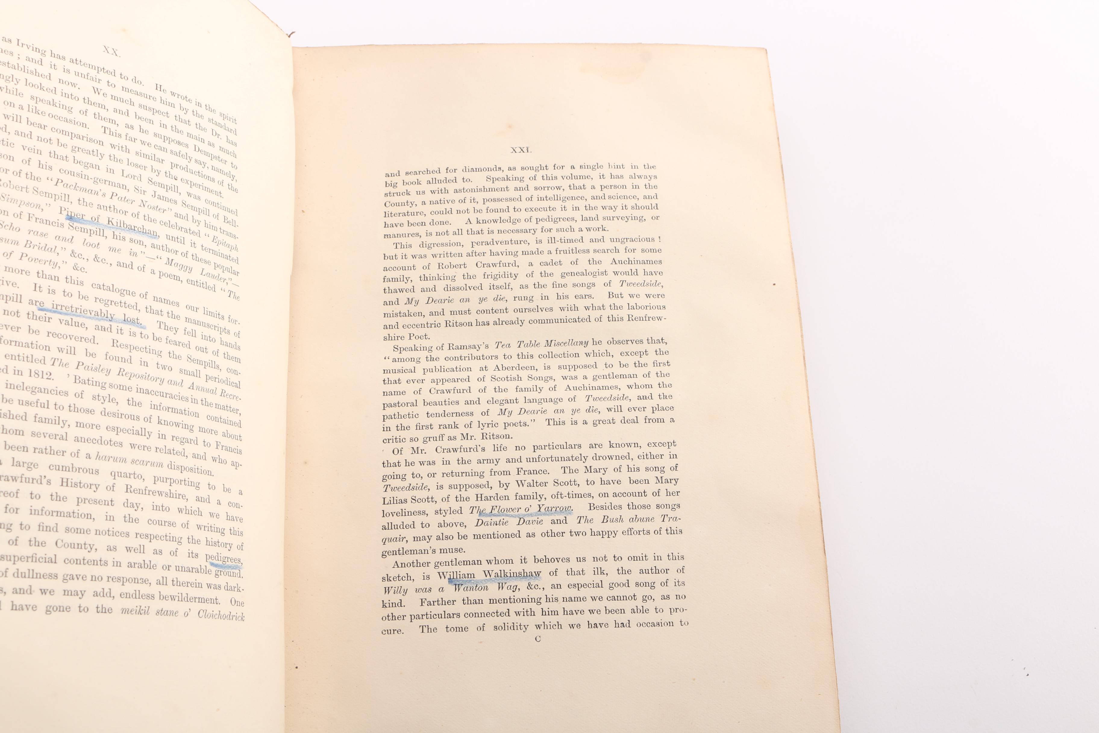 Set of "Harp of Renfrewshire" Books