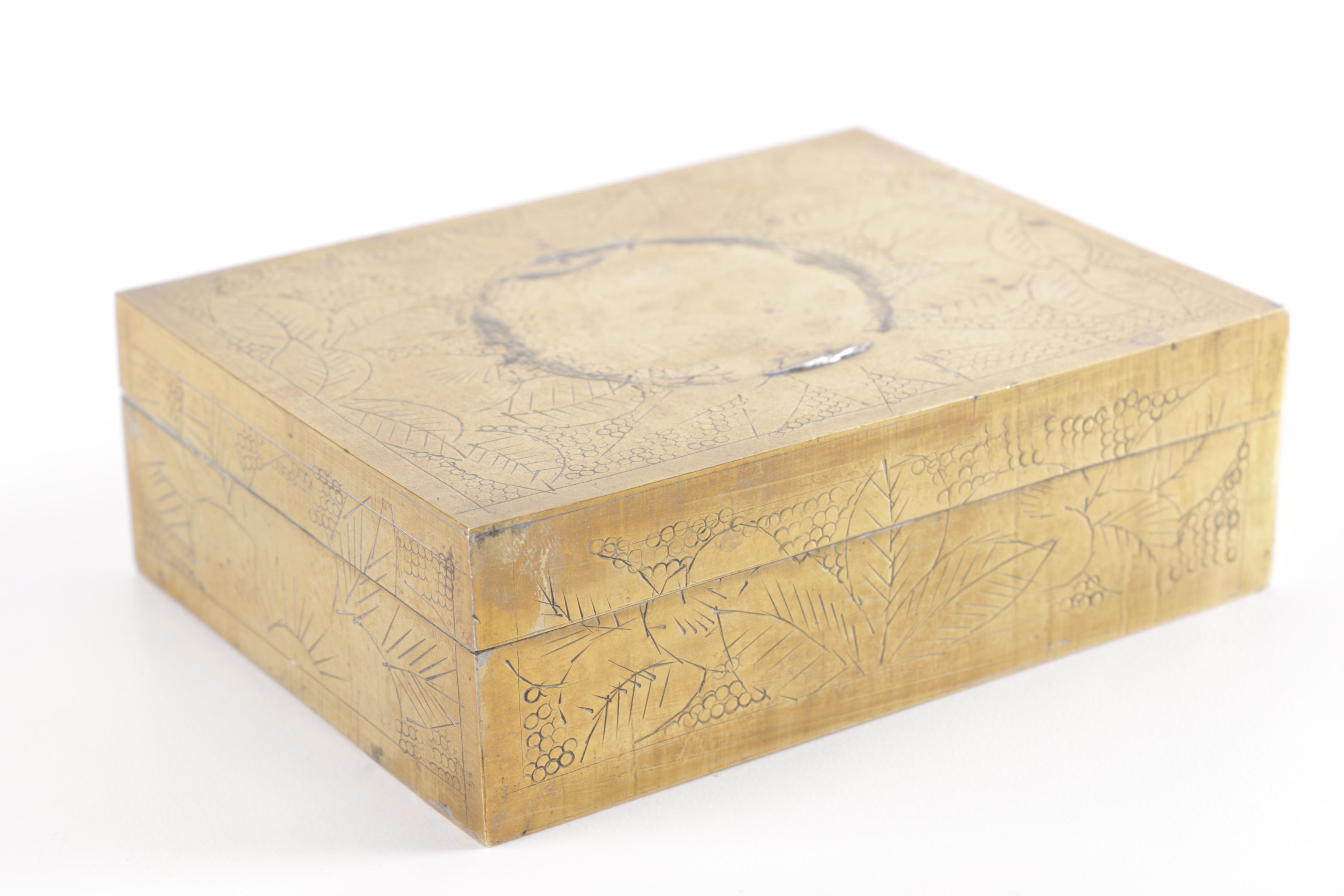 Etched Brass Boxes