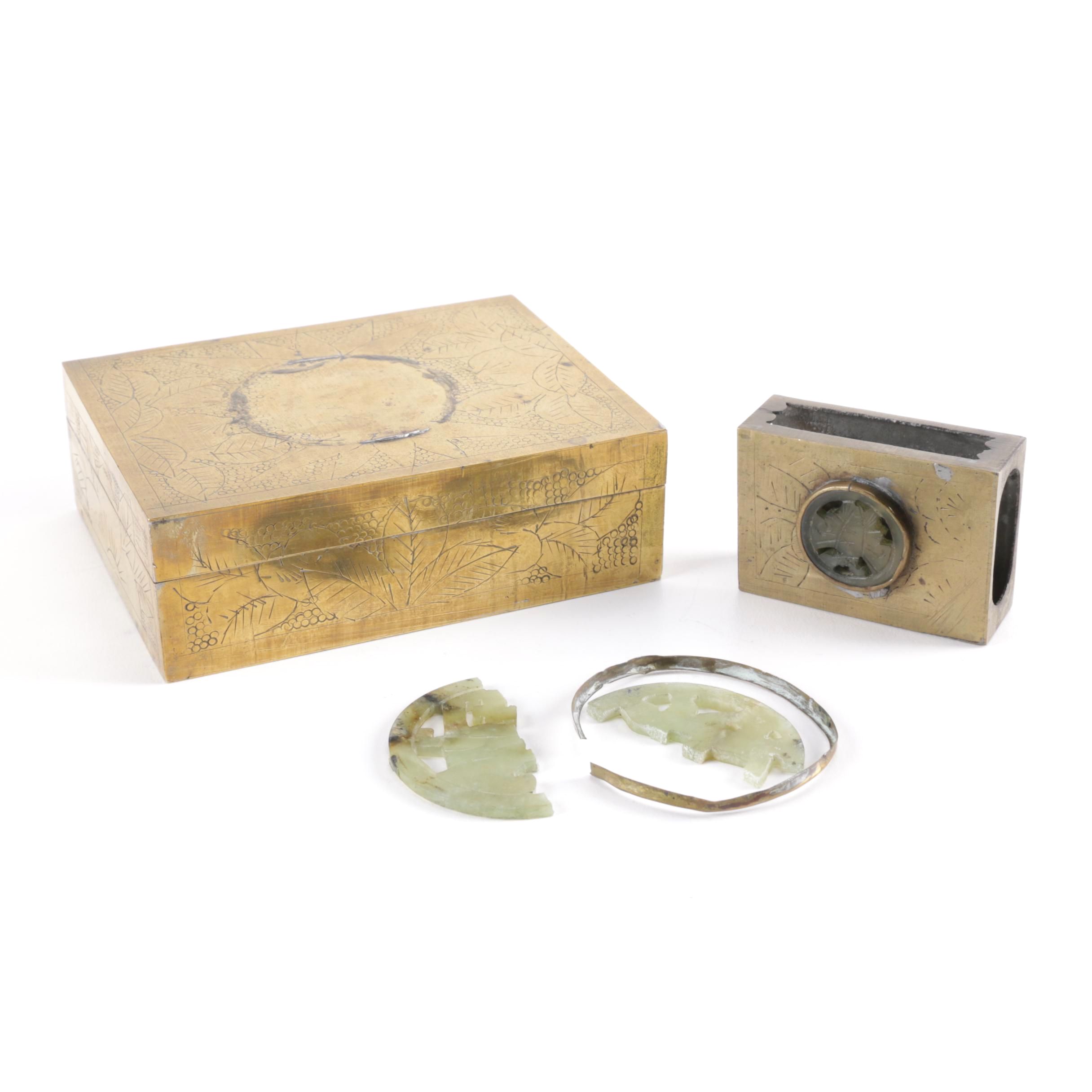 Etched Brass Boxes