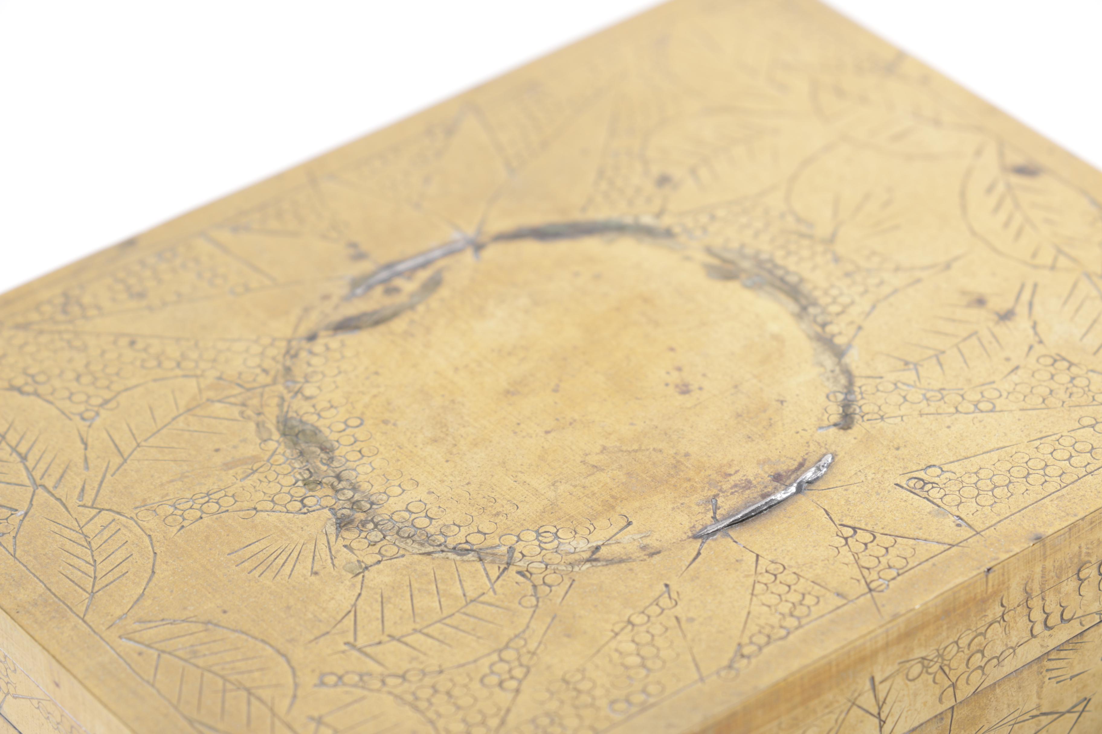 Etched Brass Boxes