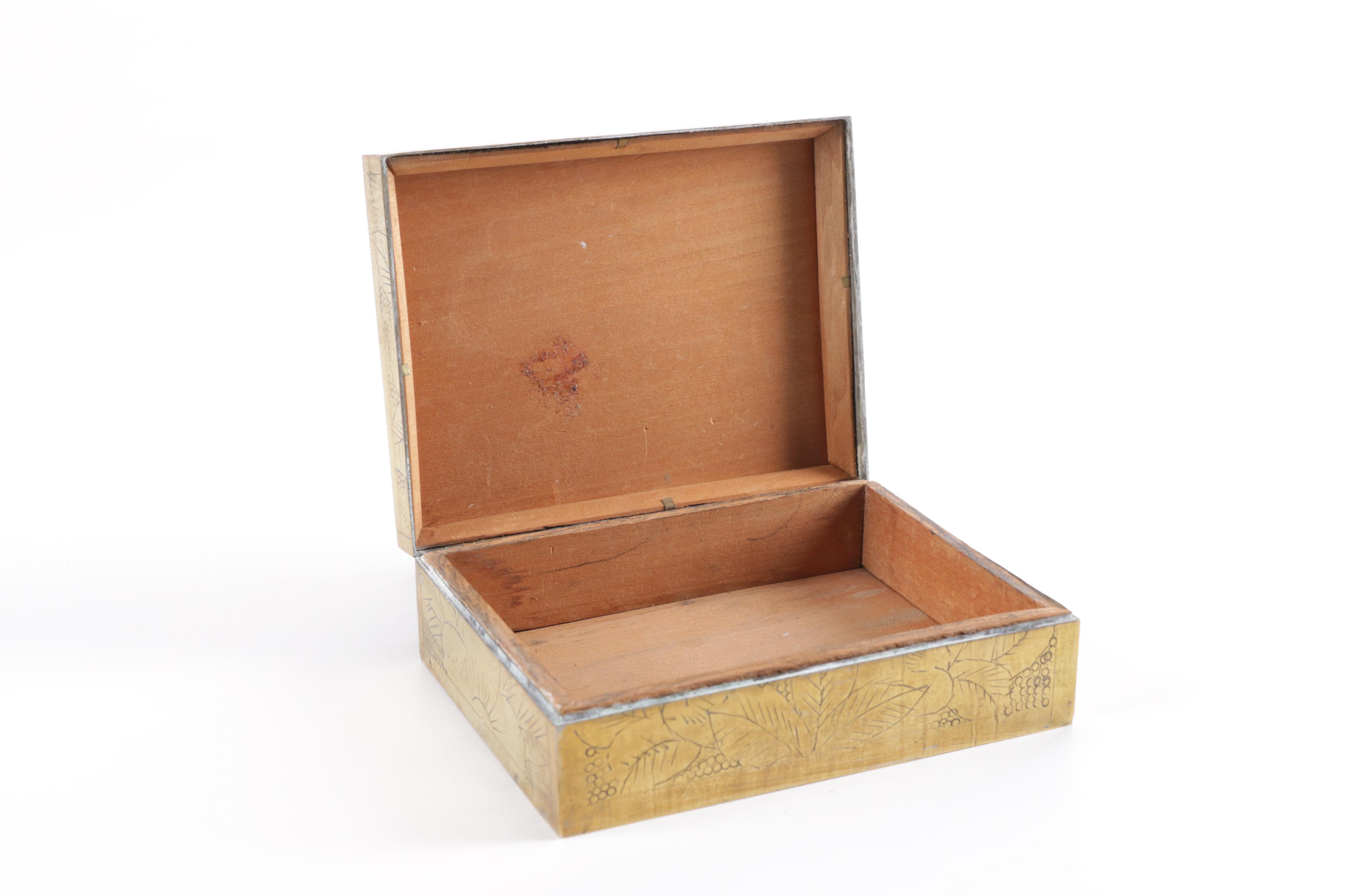 Etched Brass Boxes