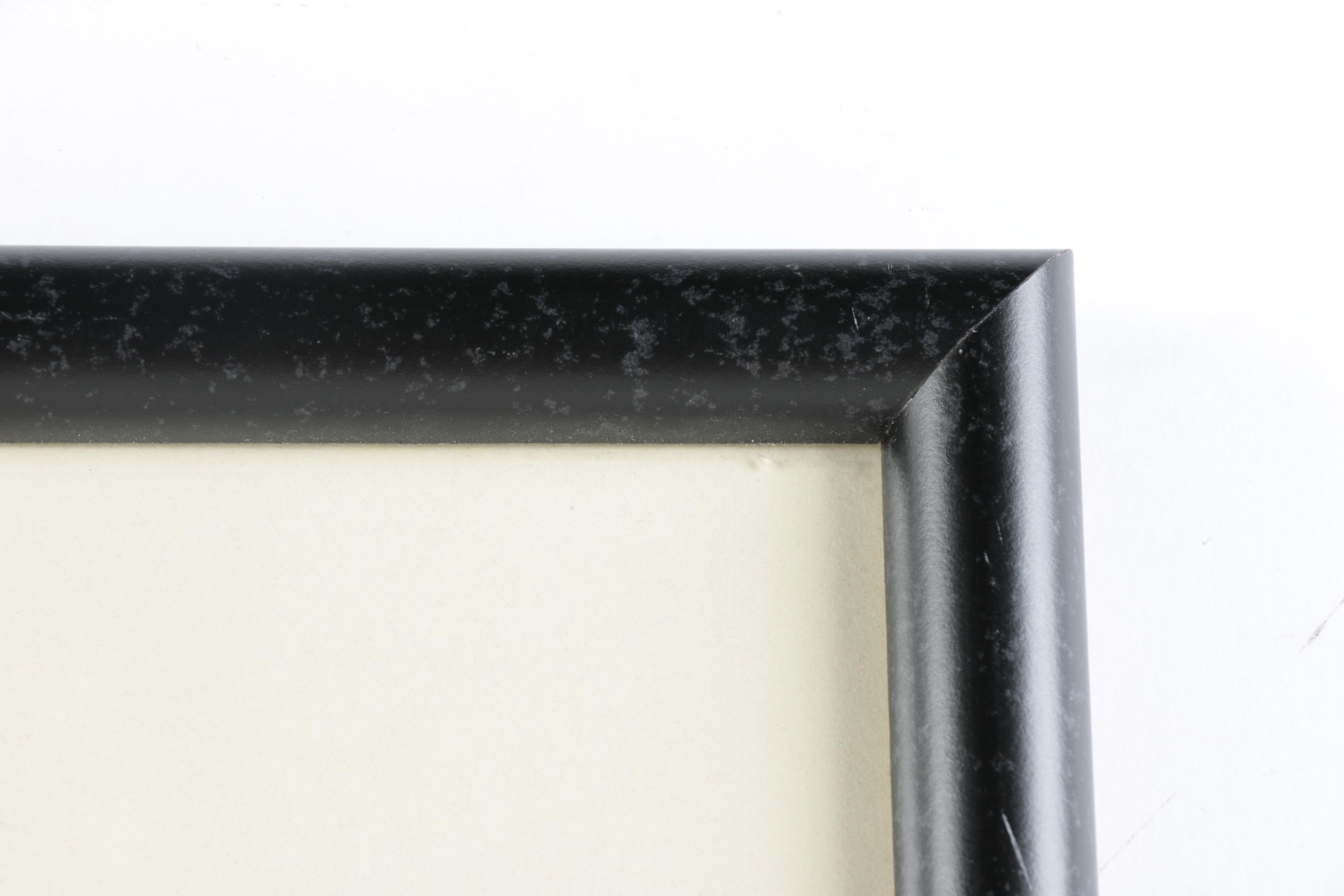 Walter Anderson Block Print and Watercolor on Paper