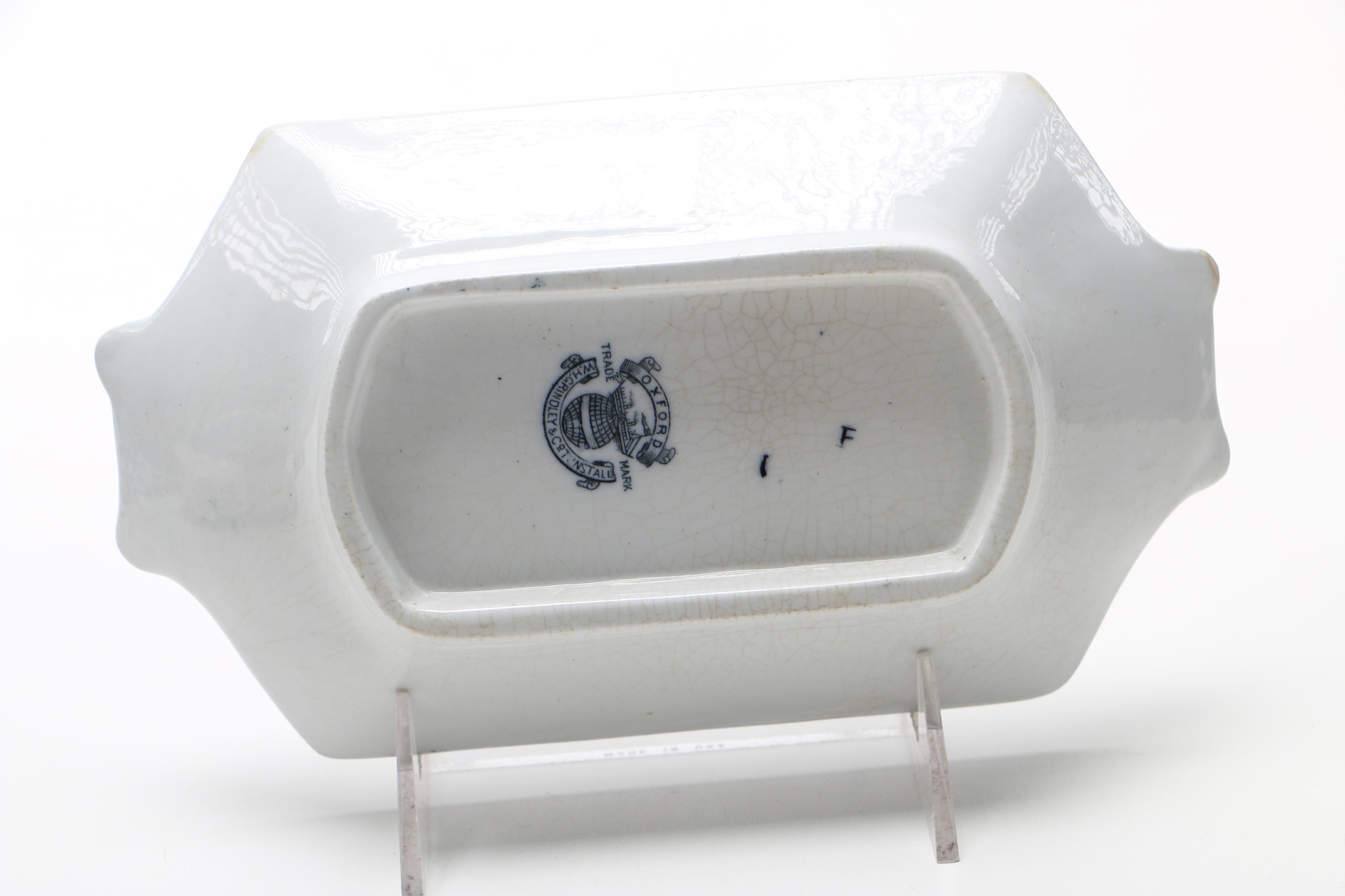 Porcelain Tableware Featuring W.H. Grindley & Co.