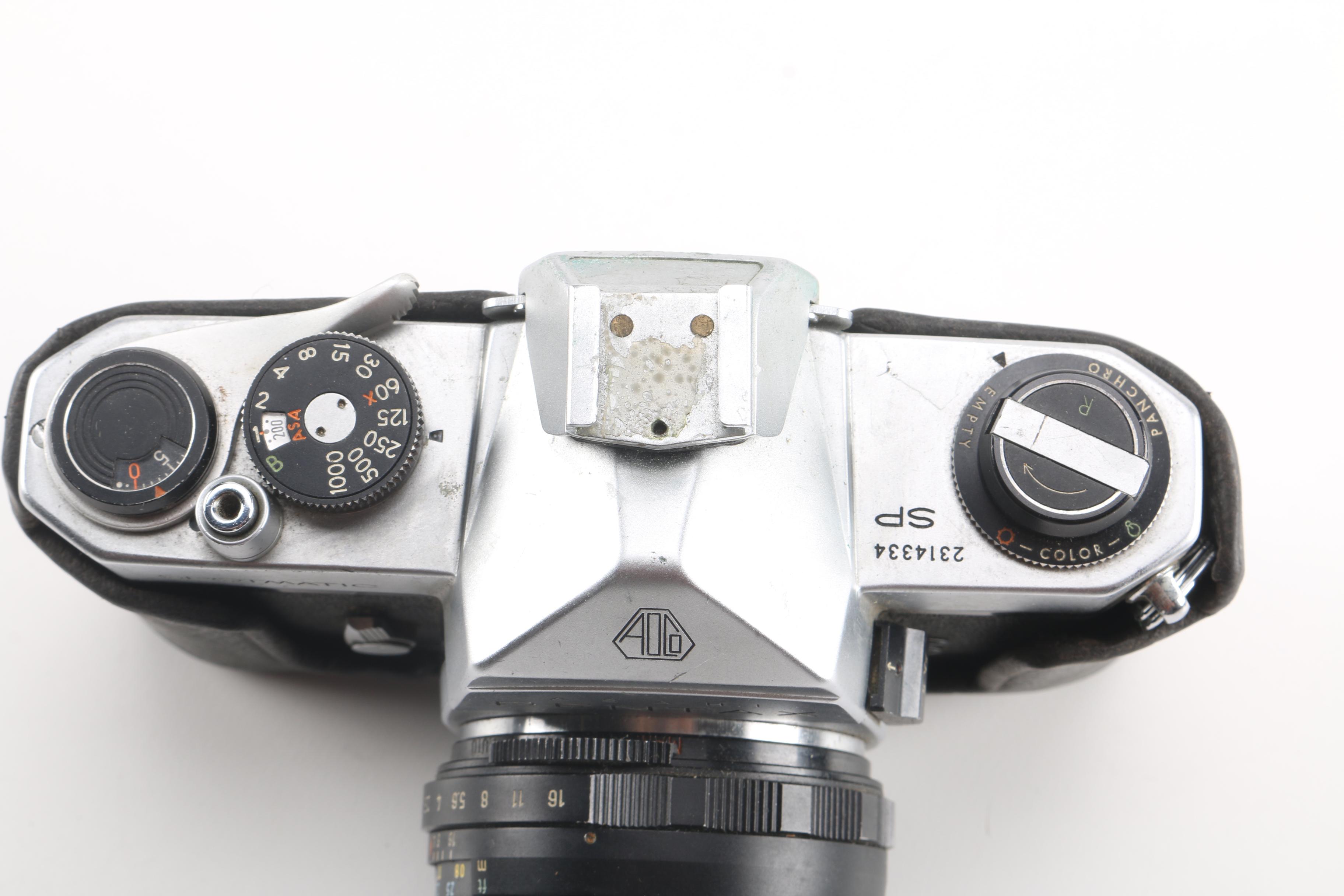 Pentax Spotmatic Camera and Accessories