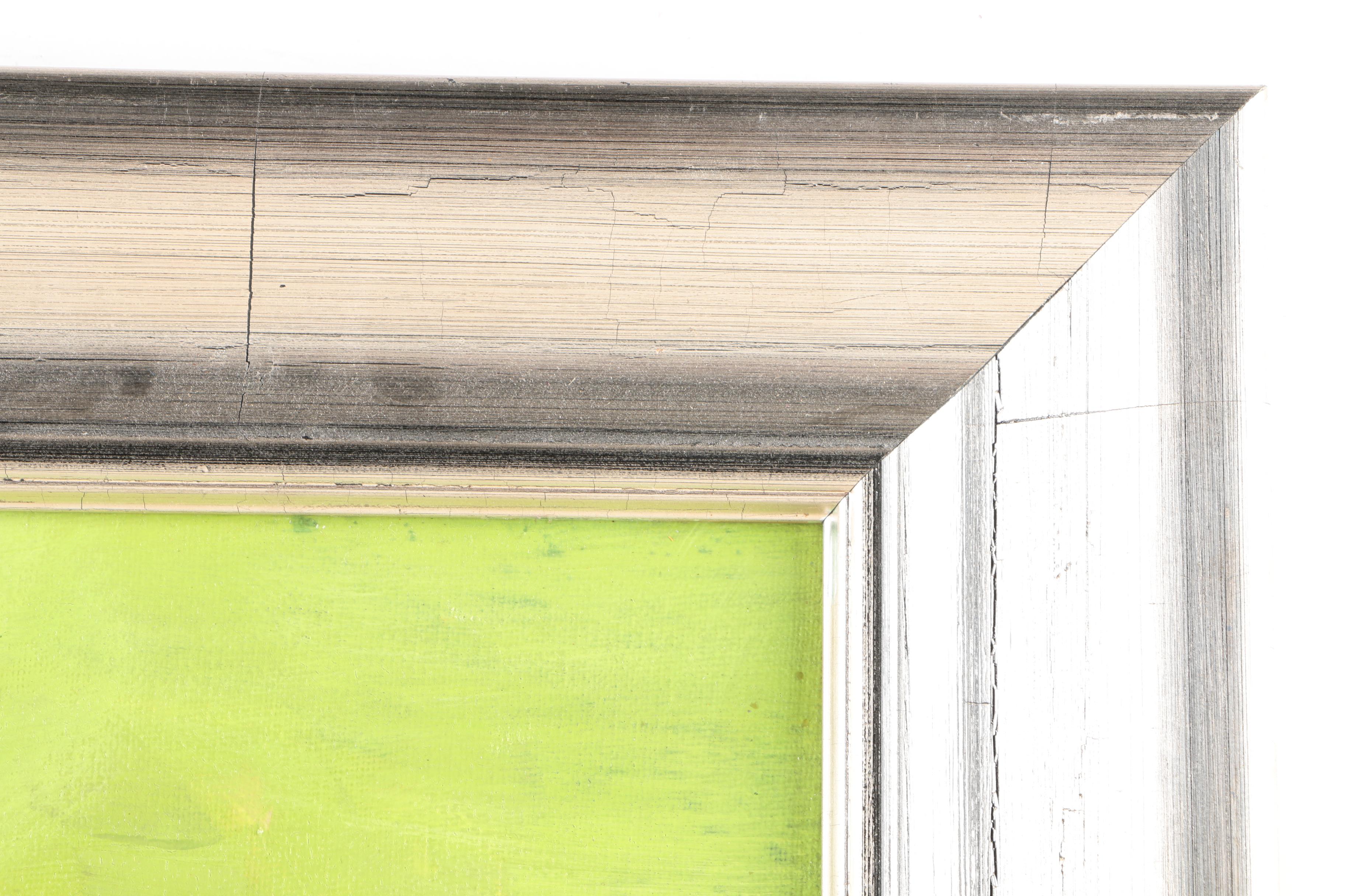 Nancy Cotterill Oil Paintings "Celadon Sky I" and "Celadon Sky II"