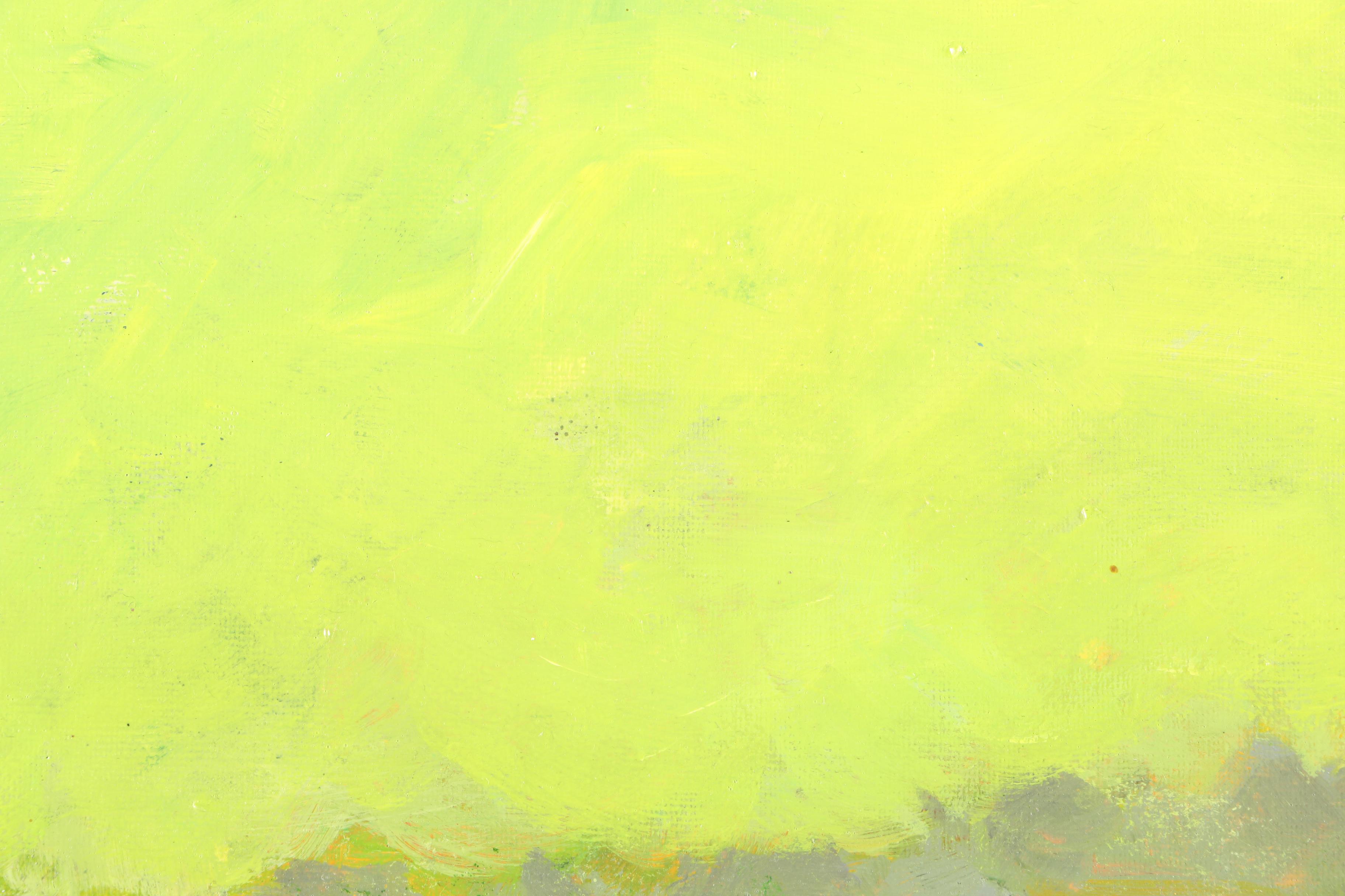 Nancy Cotterill Oil Paintings "Celadon Sky I" and "Celadon Sky II"