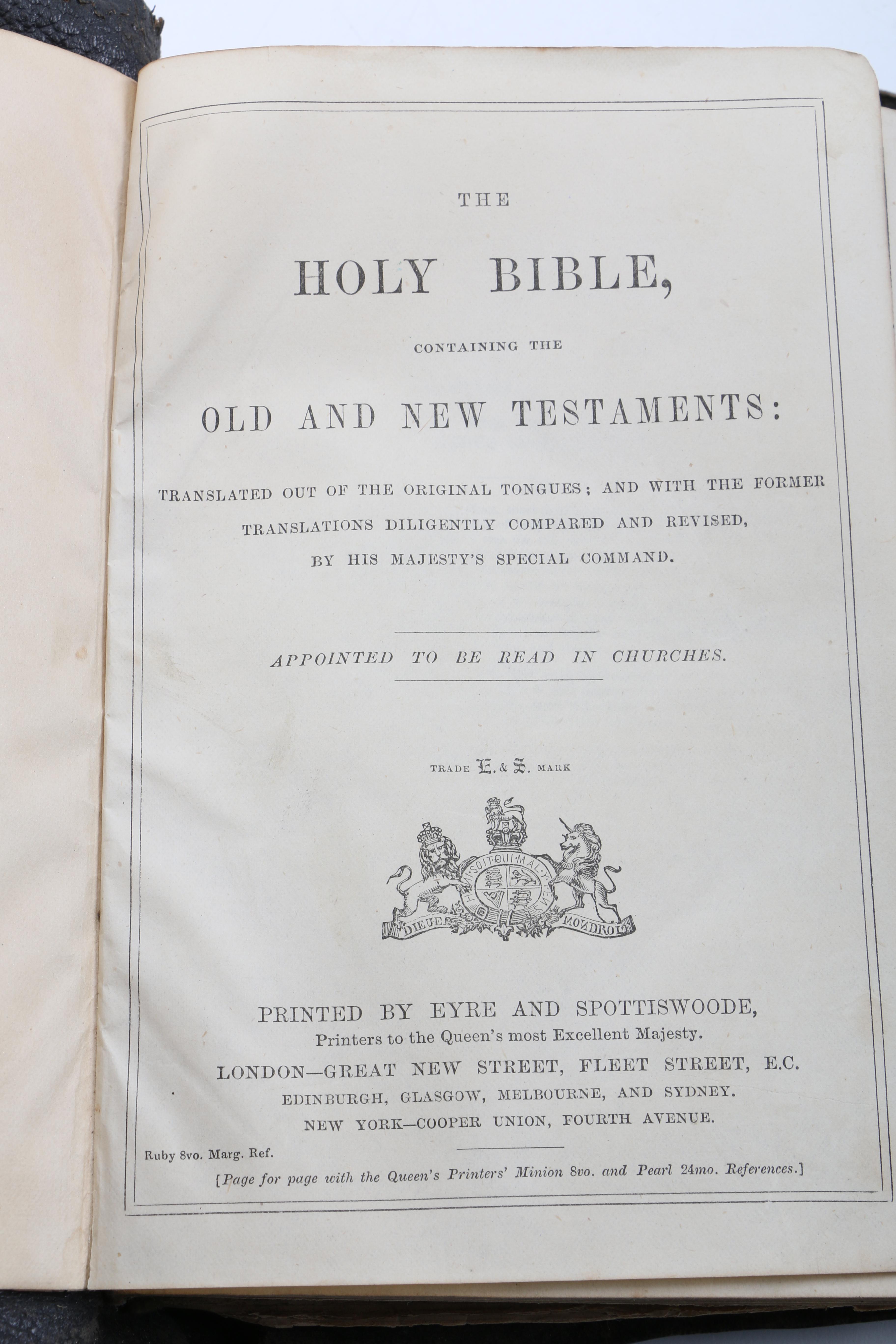 Assortment of Holy Bibles and Religious Poem Books