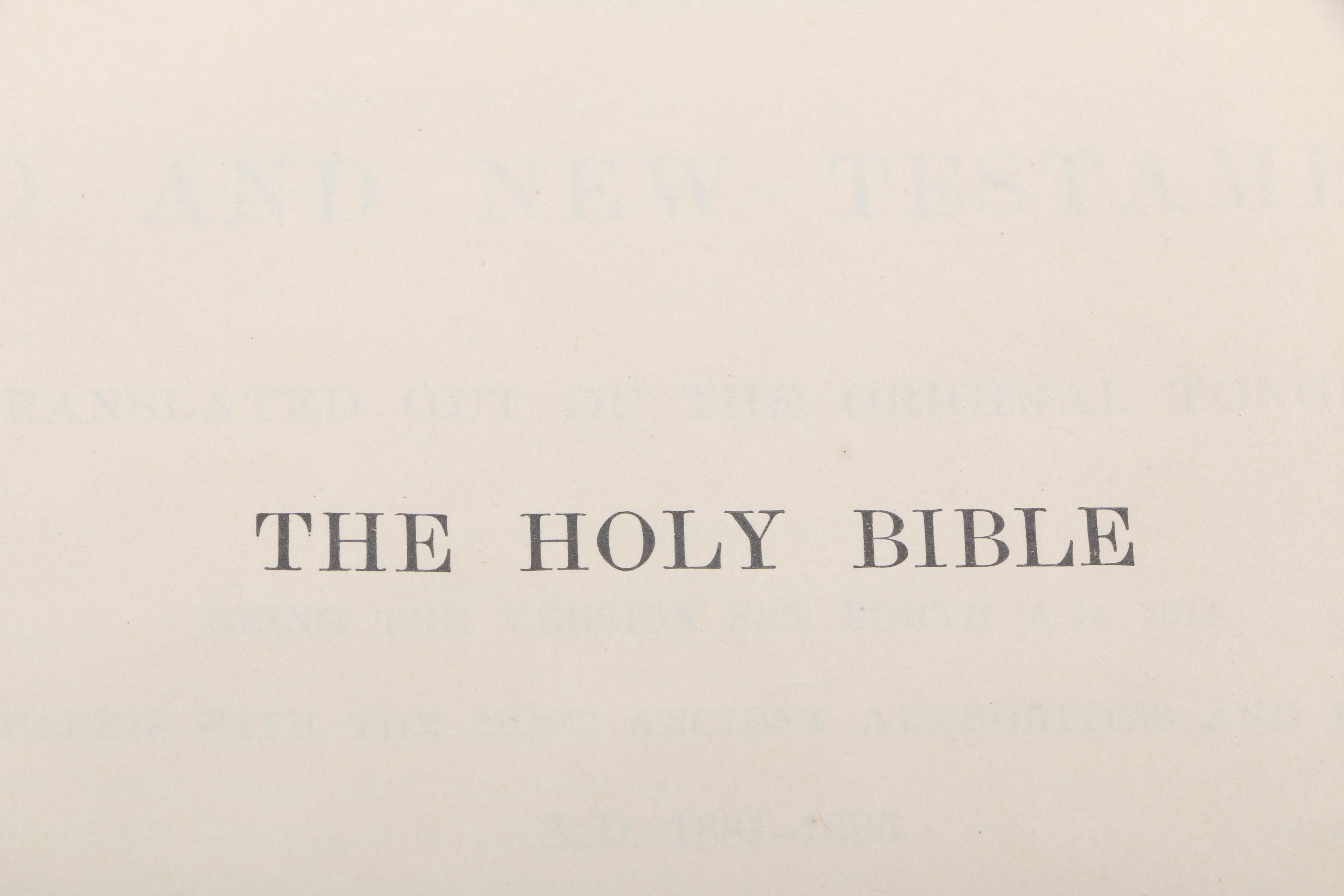 Assortment of Holy Bibles and Religious Poem Books