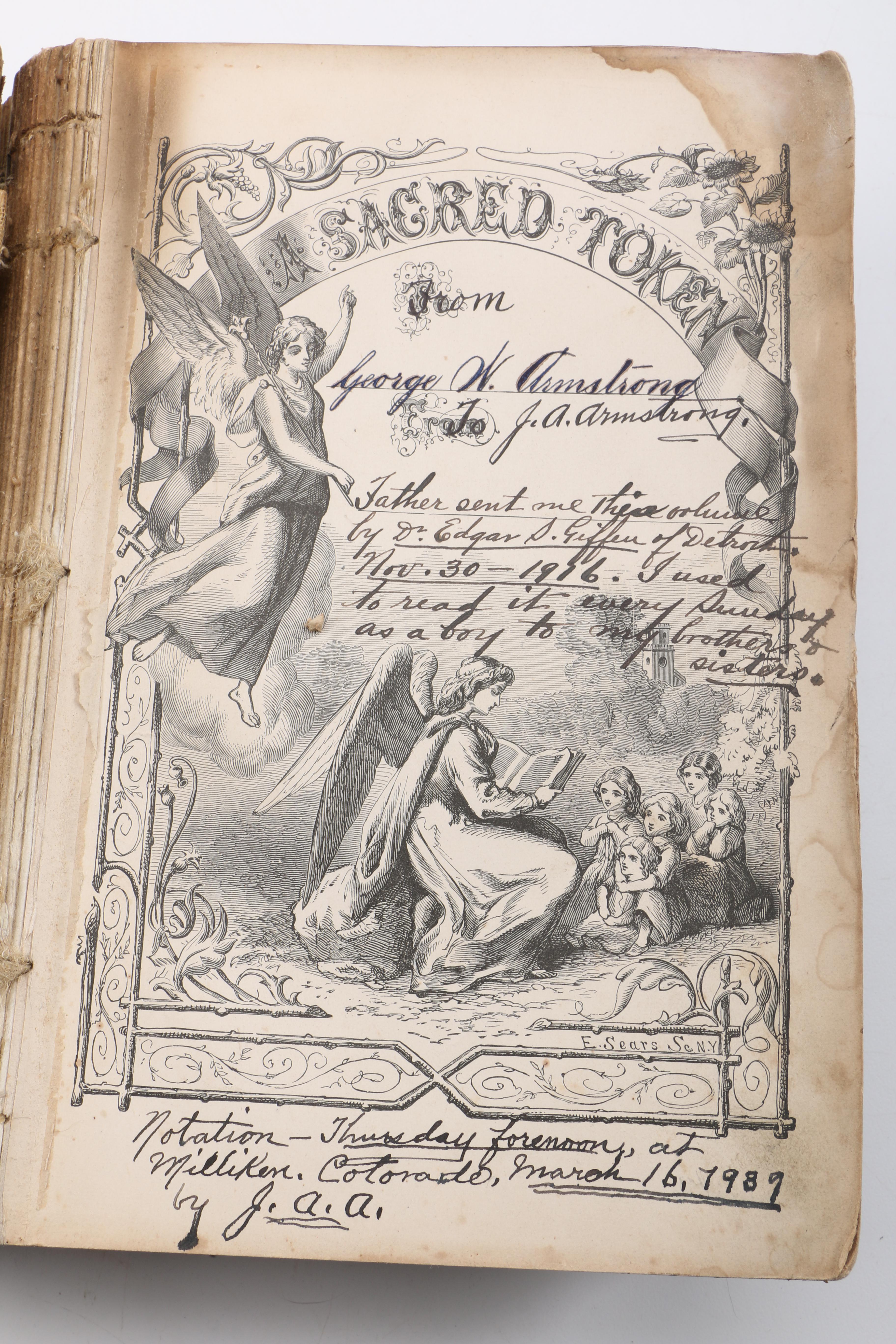 Assortment of Holy Bibles and Religious Poem Books