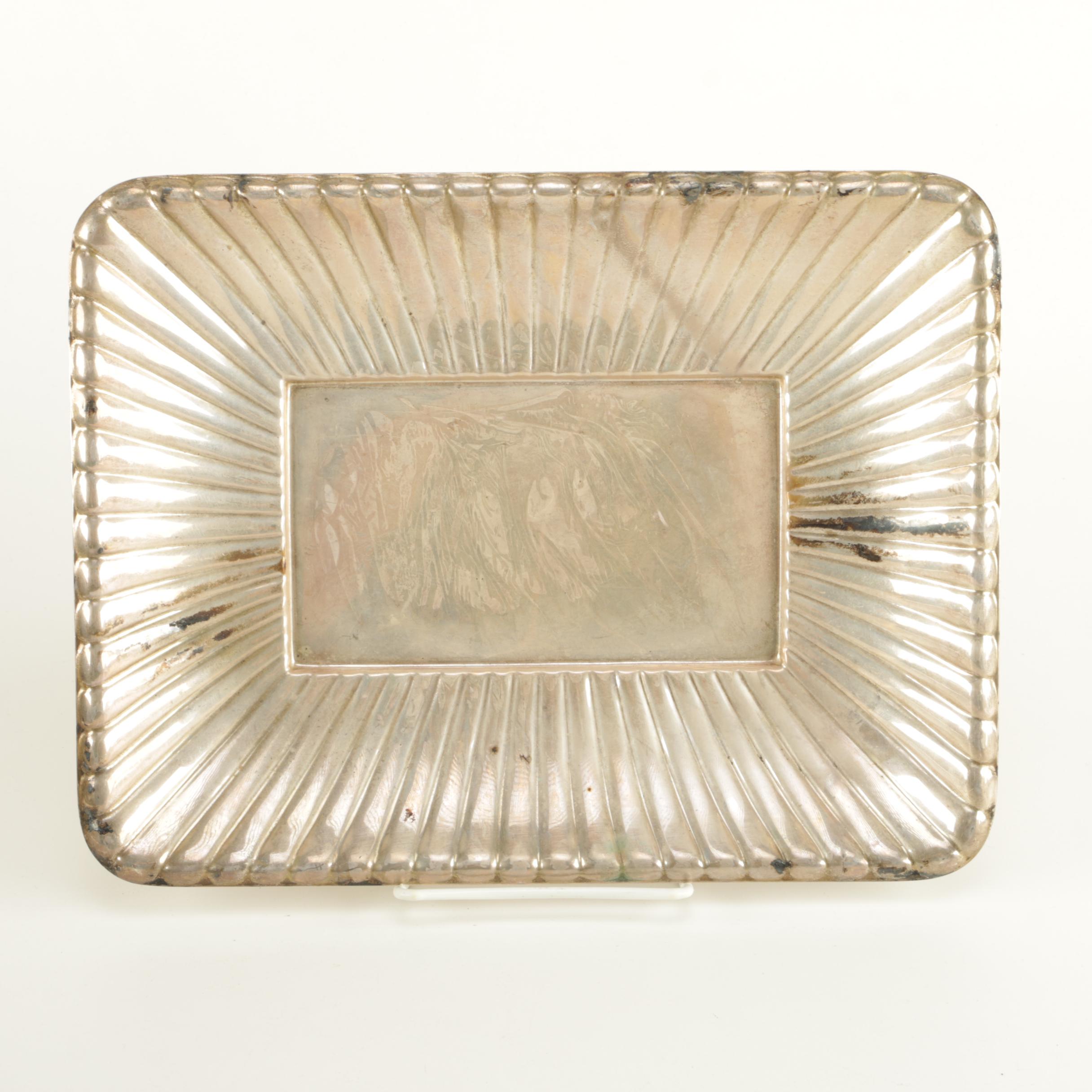 Vintage Sterling Silver Trays Featuring Reed & Barton
