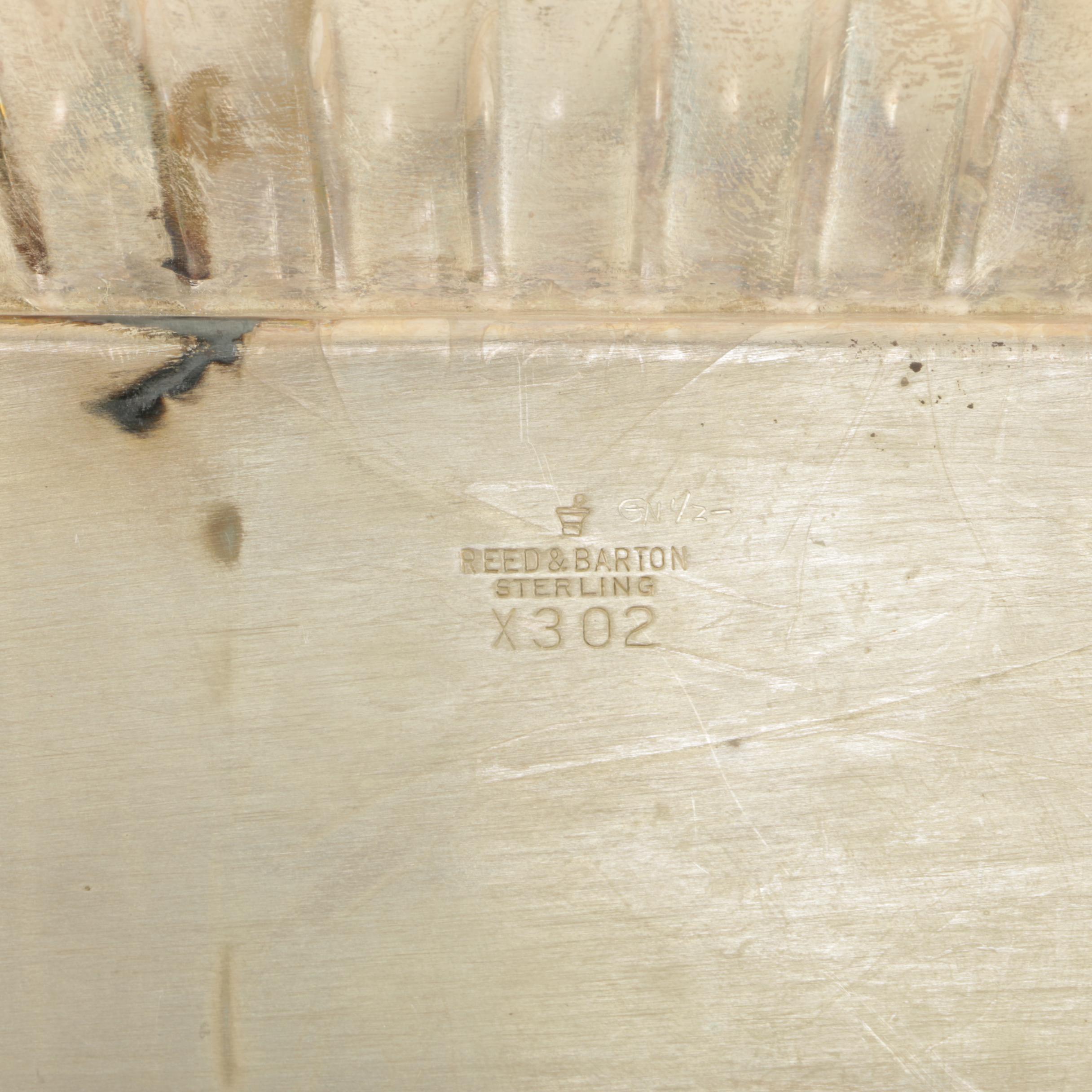 Vintage Sterling Silver Trays Featuring Reed & Barton