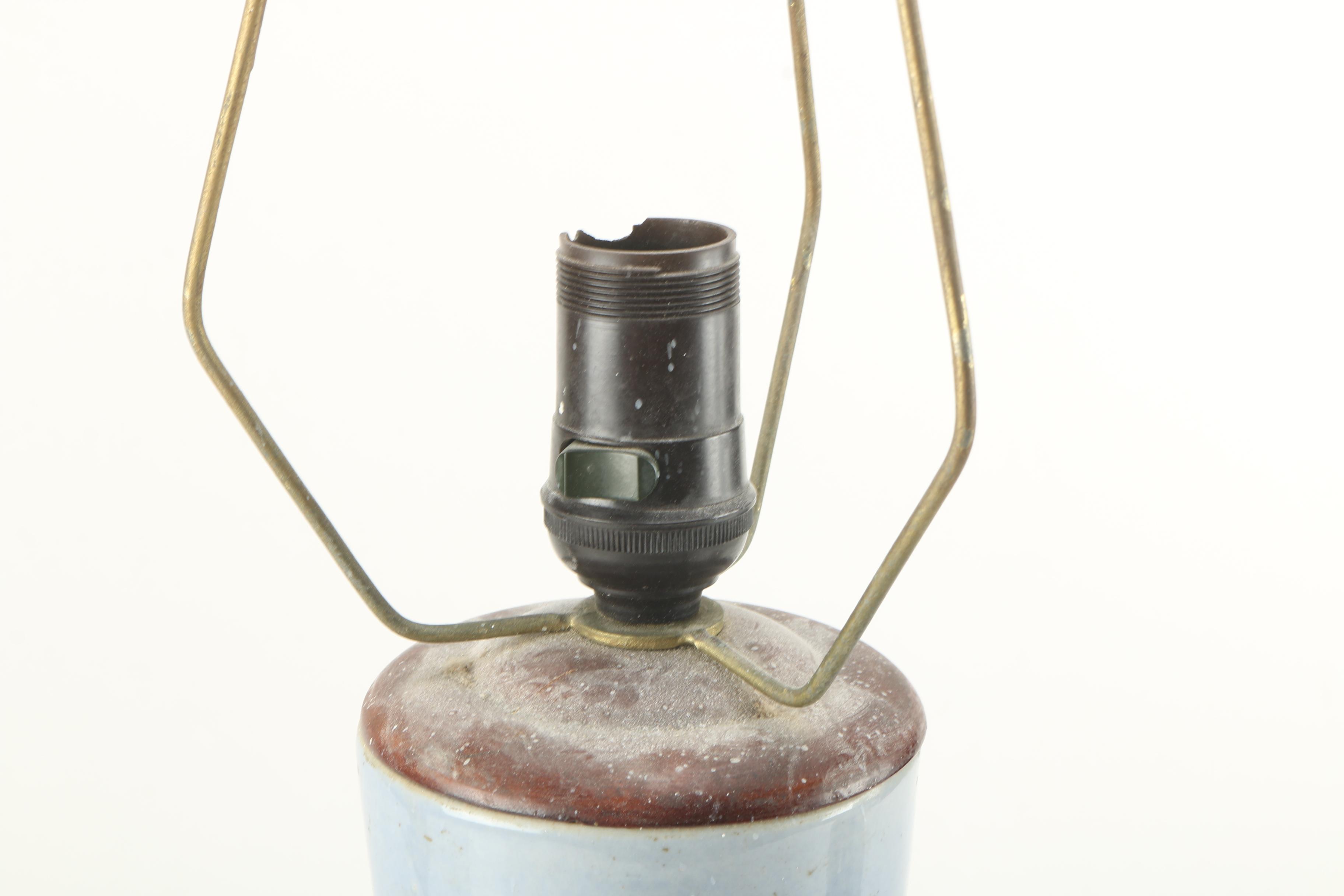 Chinese Landscape Ceramic Table Lamps