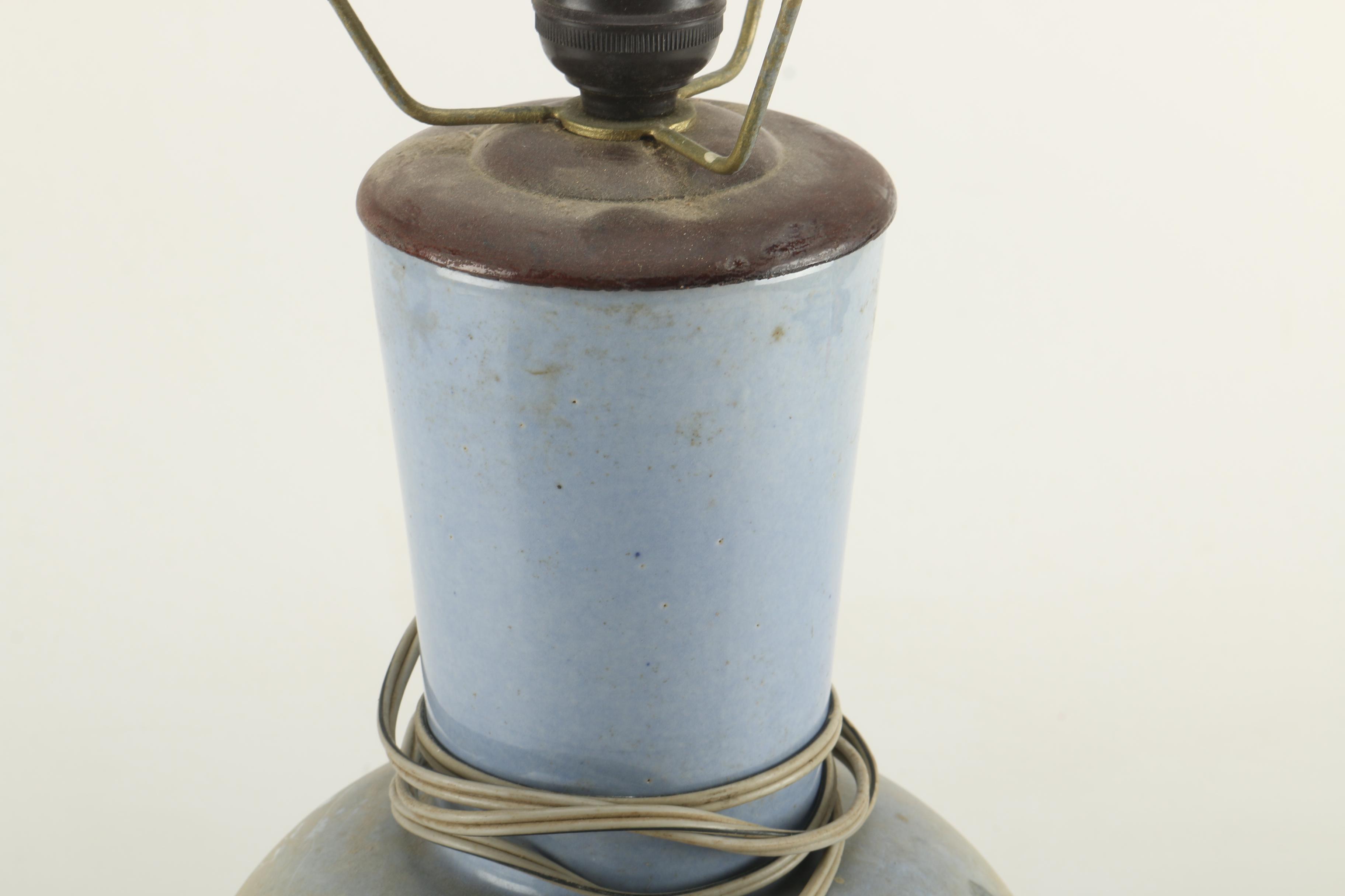 Chinese Landscape Ceramic Table Lamps