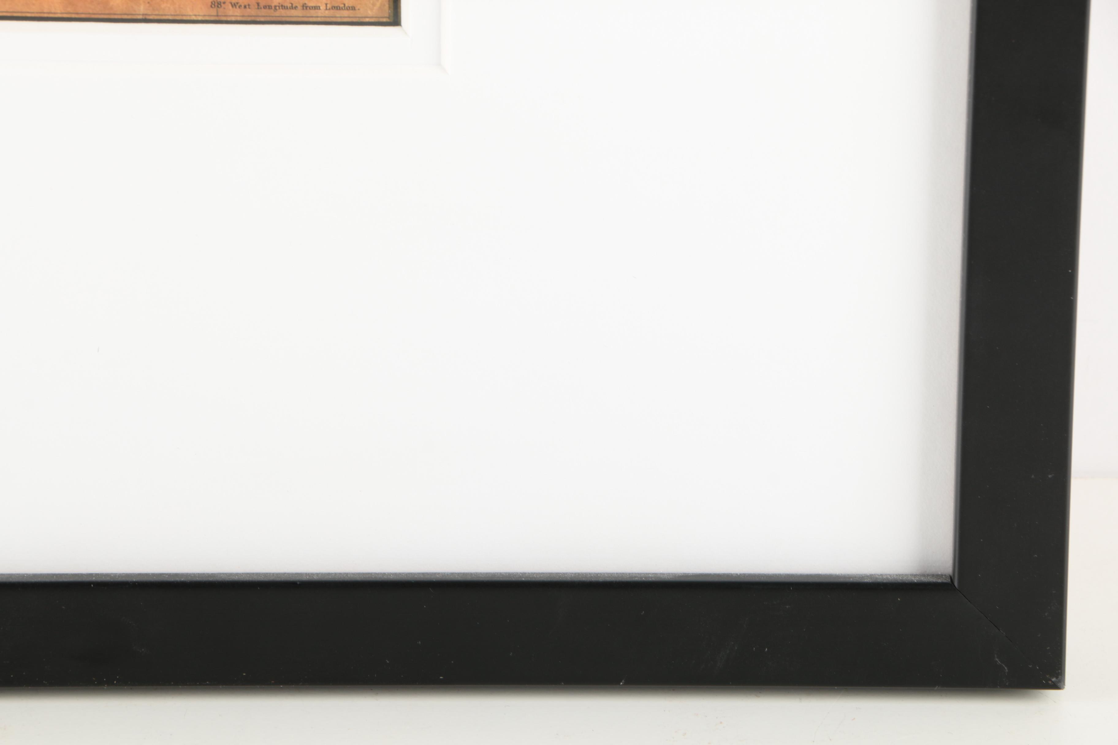 John Melish 1820 Map of Mississippi