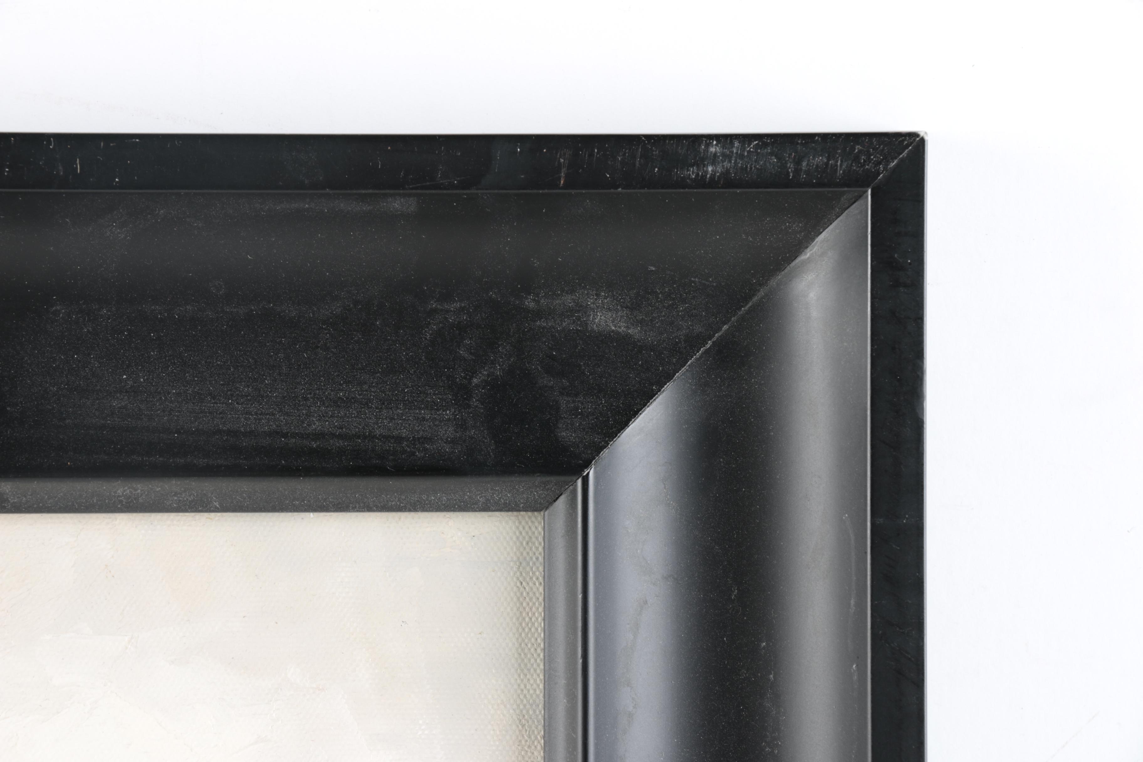 Oil Painting on Canvas of a Blossoming Field