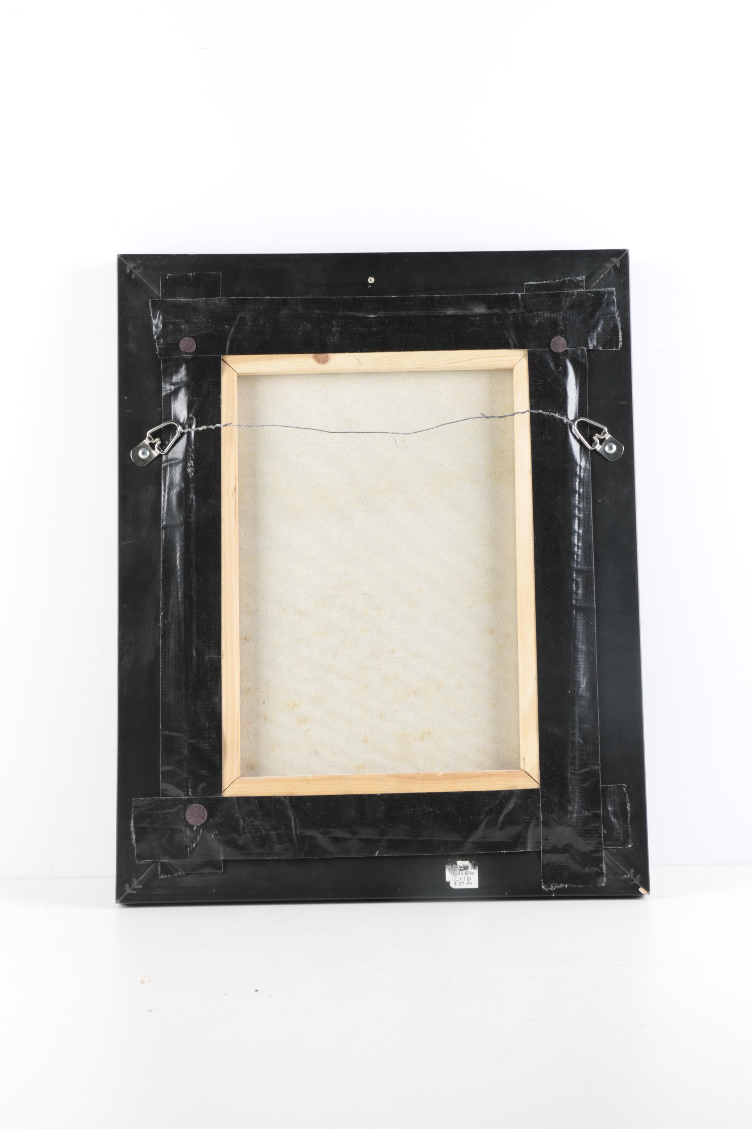 Oil Painting on Canvas of a Blossoming Field