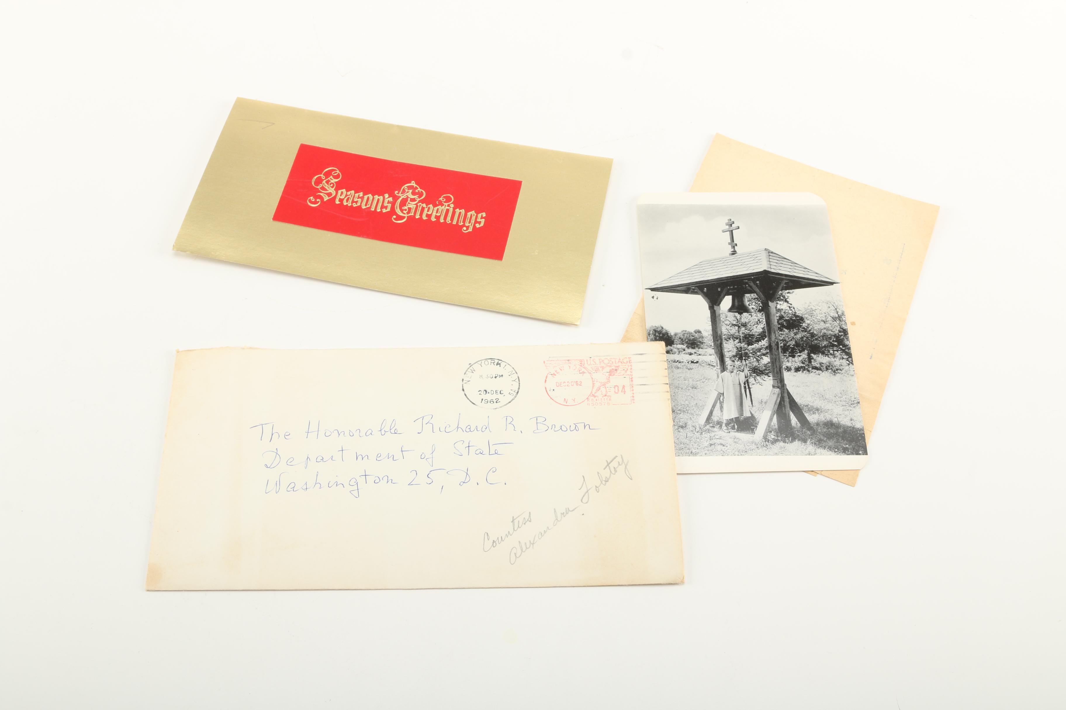 Tolstoy Foundation Ephemera from Alexandra Tolstoy