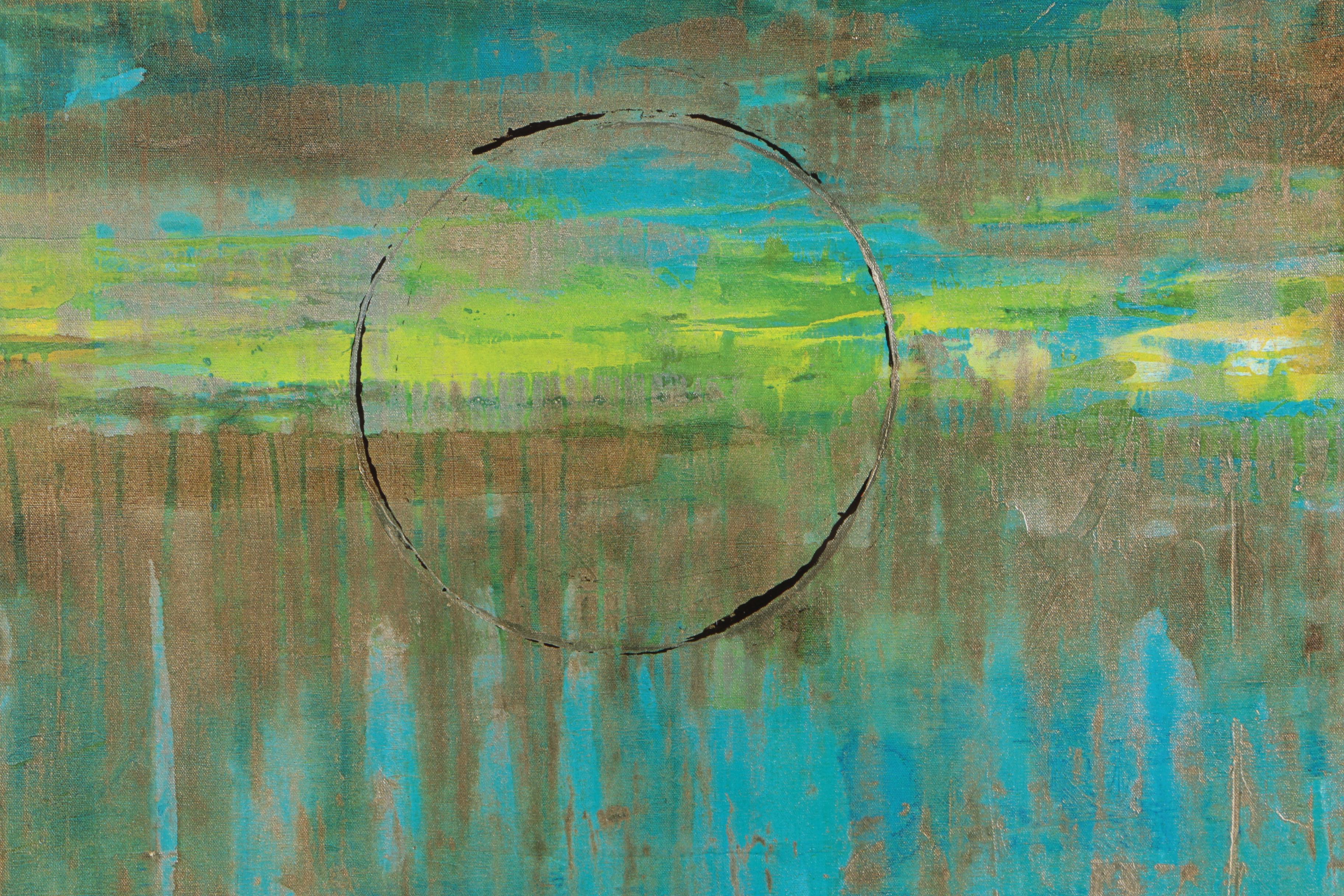 Offset Lithographs After Abstract Paintings Including Rita Vindedzis "Contempo I"