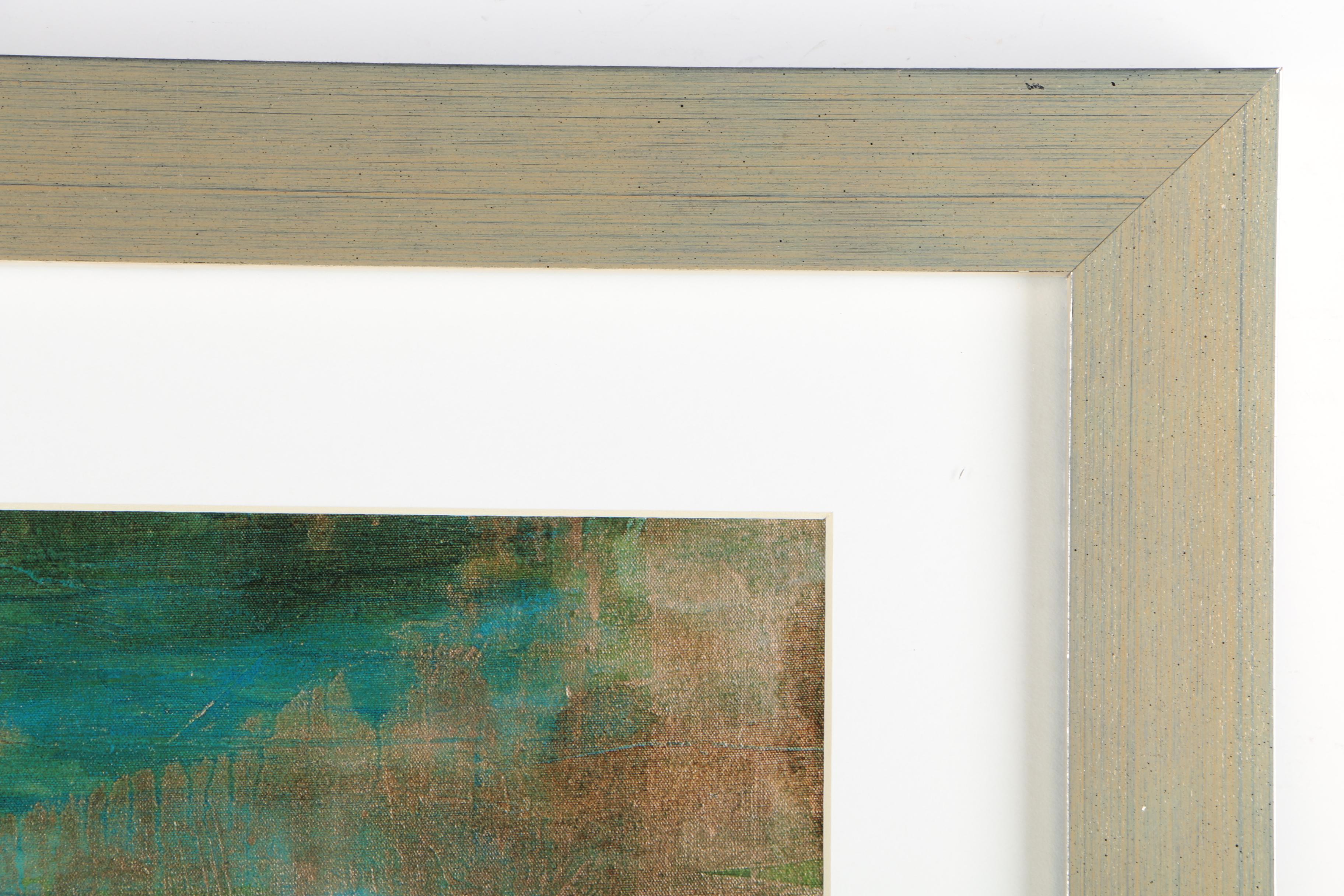 Offset Lithographs After Abstract Paintings Including Rita Vindedzis "Contempo I"