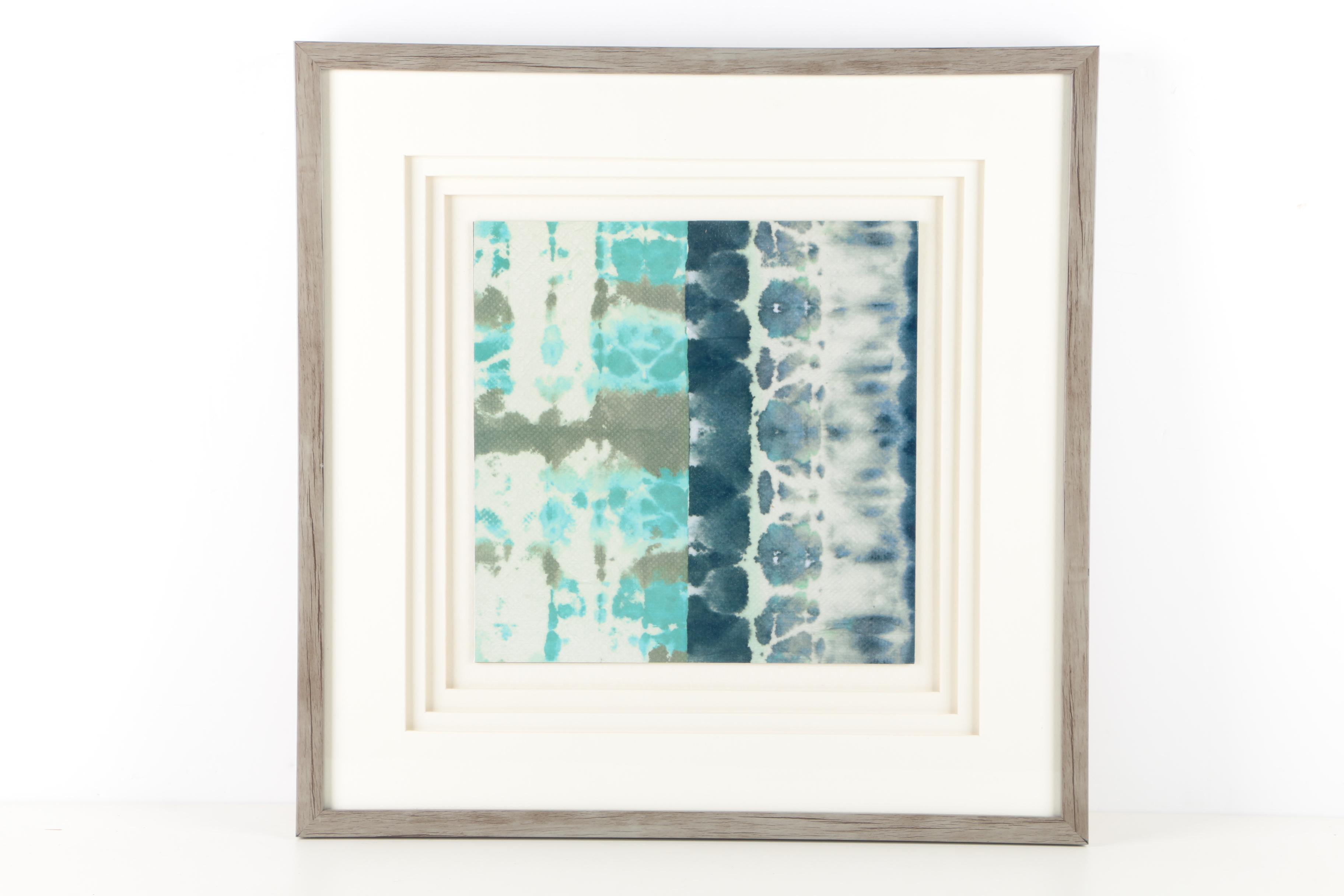 Offset Lithographs After Abstract Paintings Including Rita Vindedzis "Contempo I"