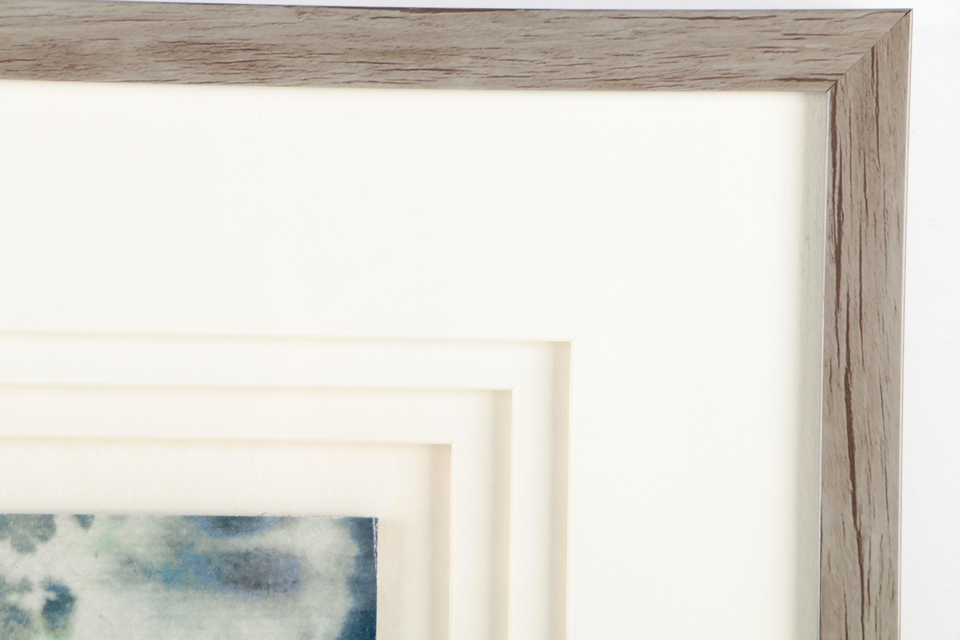 Offset Lithographs After Abstract Paintings Including Rita Vindedzis "Contempo I"