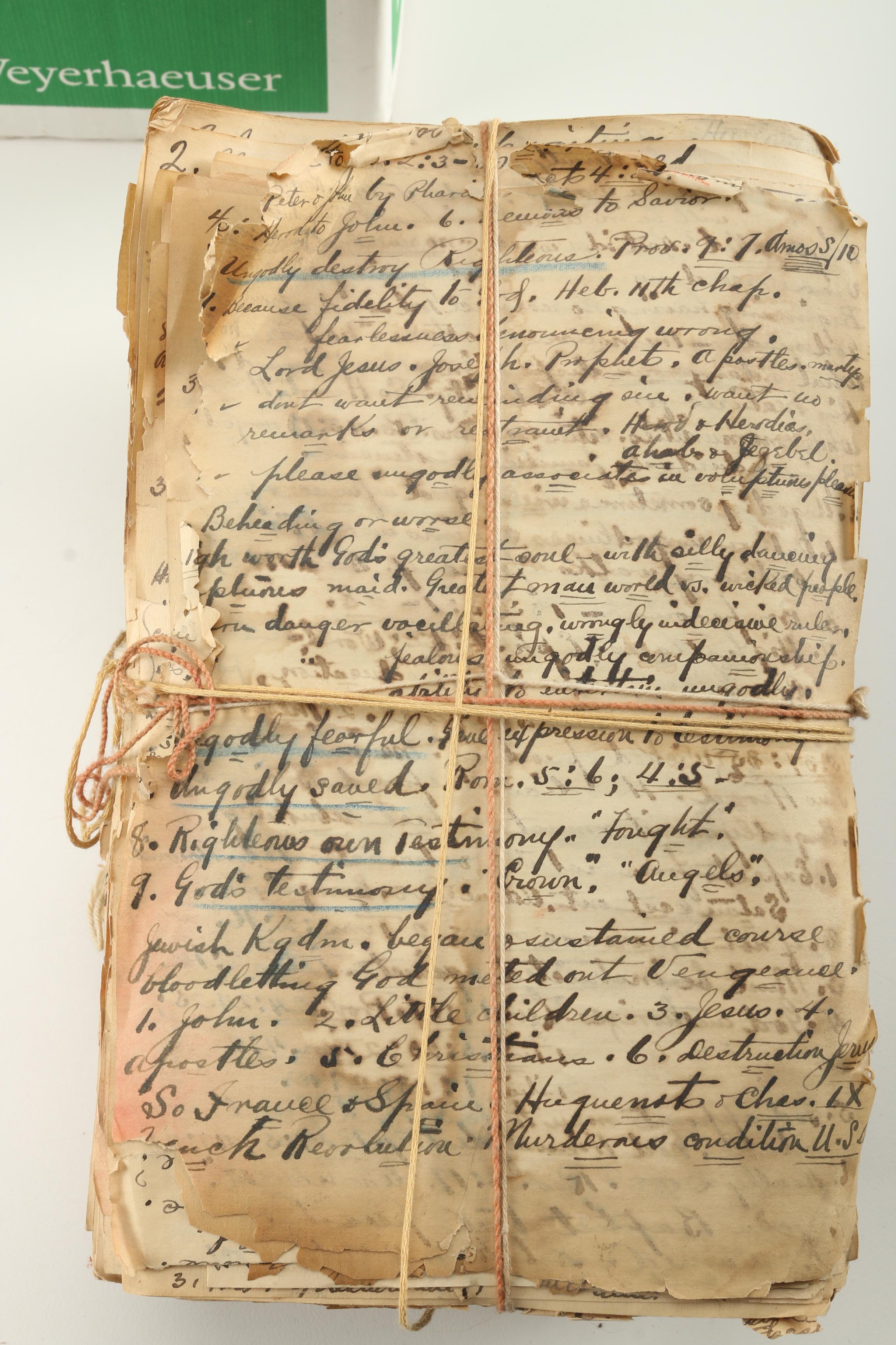 Vintage Church Paper Ephemera