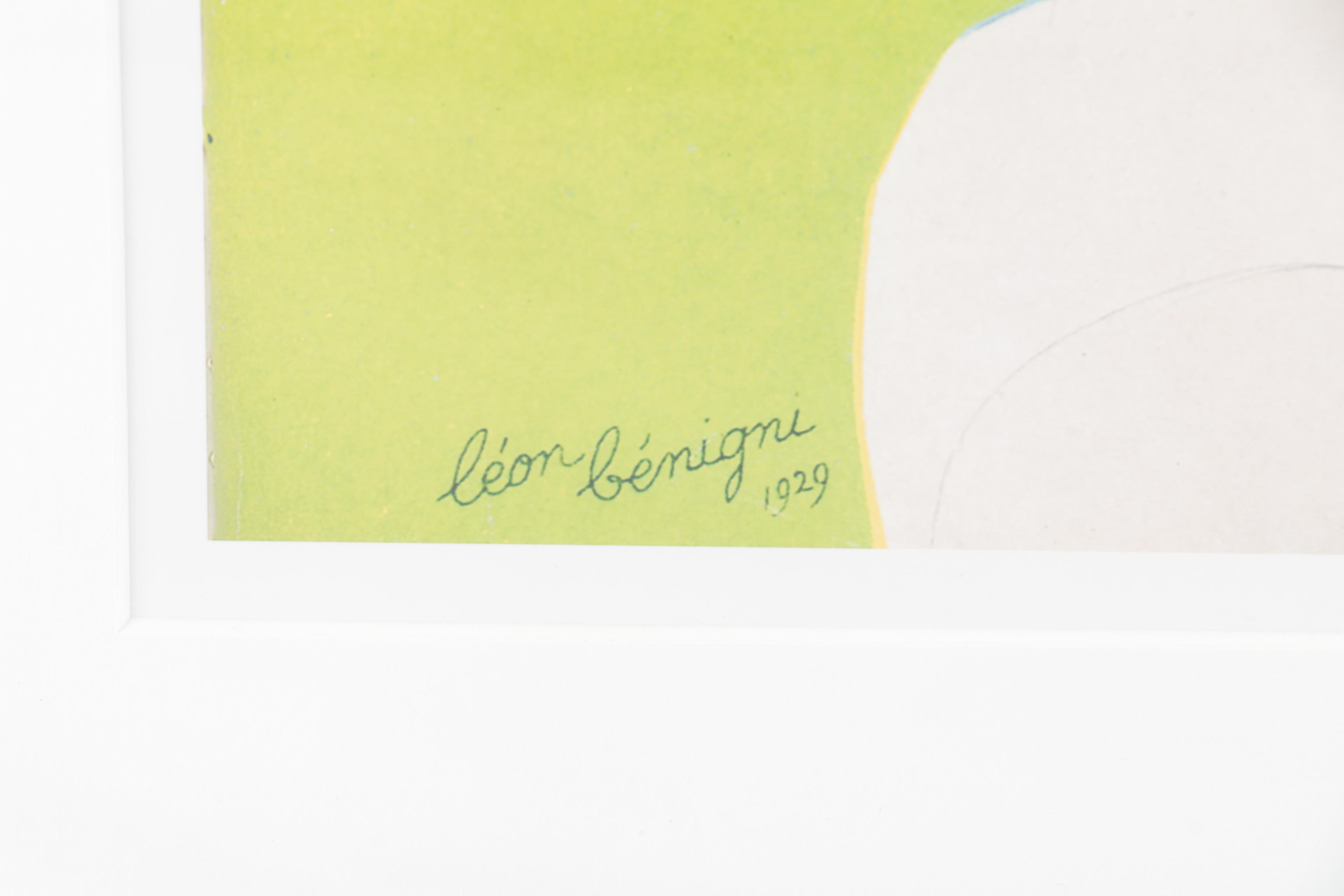 Giclee After Leon Benigni of 1929 "Harper's Bazaar" Cover