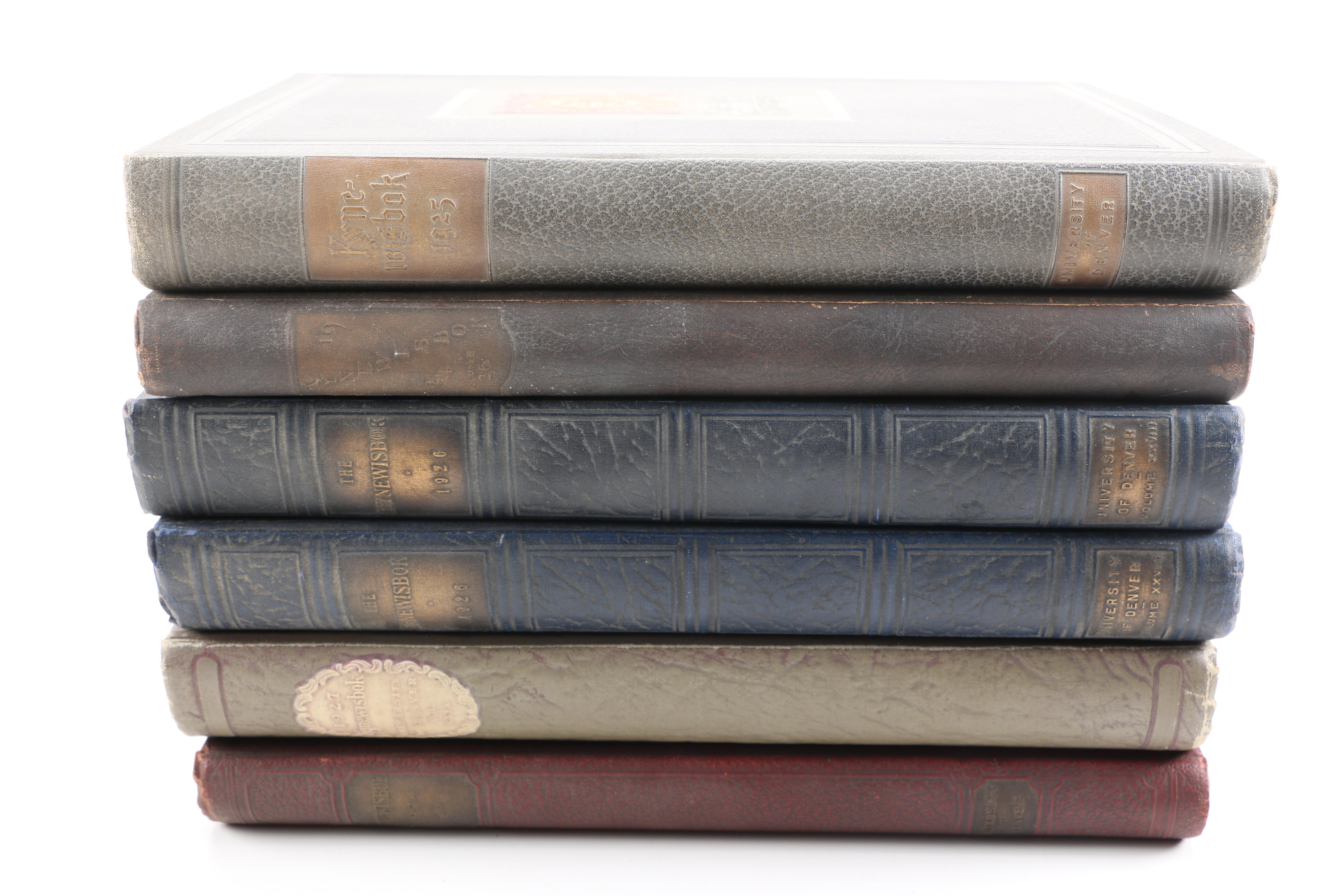 Collection of Univ. of Denver Kynewisbok Yearbooks from the 1920s